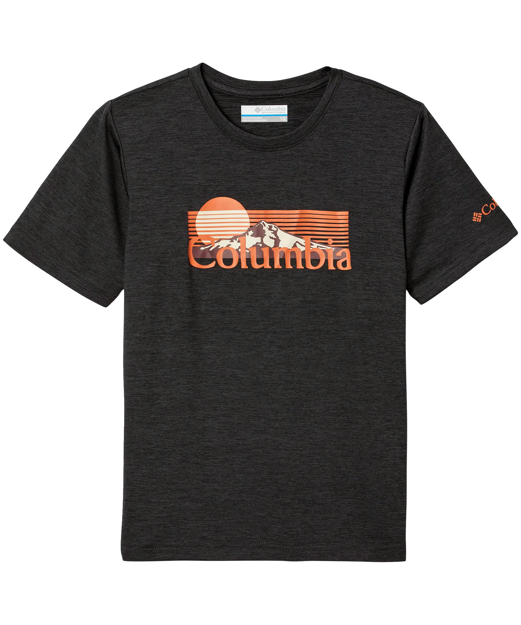 Columbia kids' Unisex Mount Echo Omni-Shade Short Sleeve Graphic T Shirt