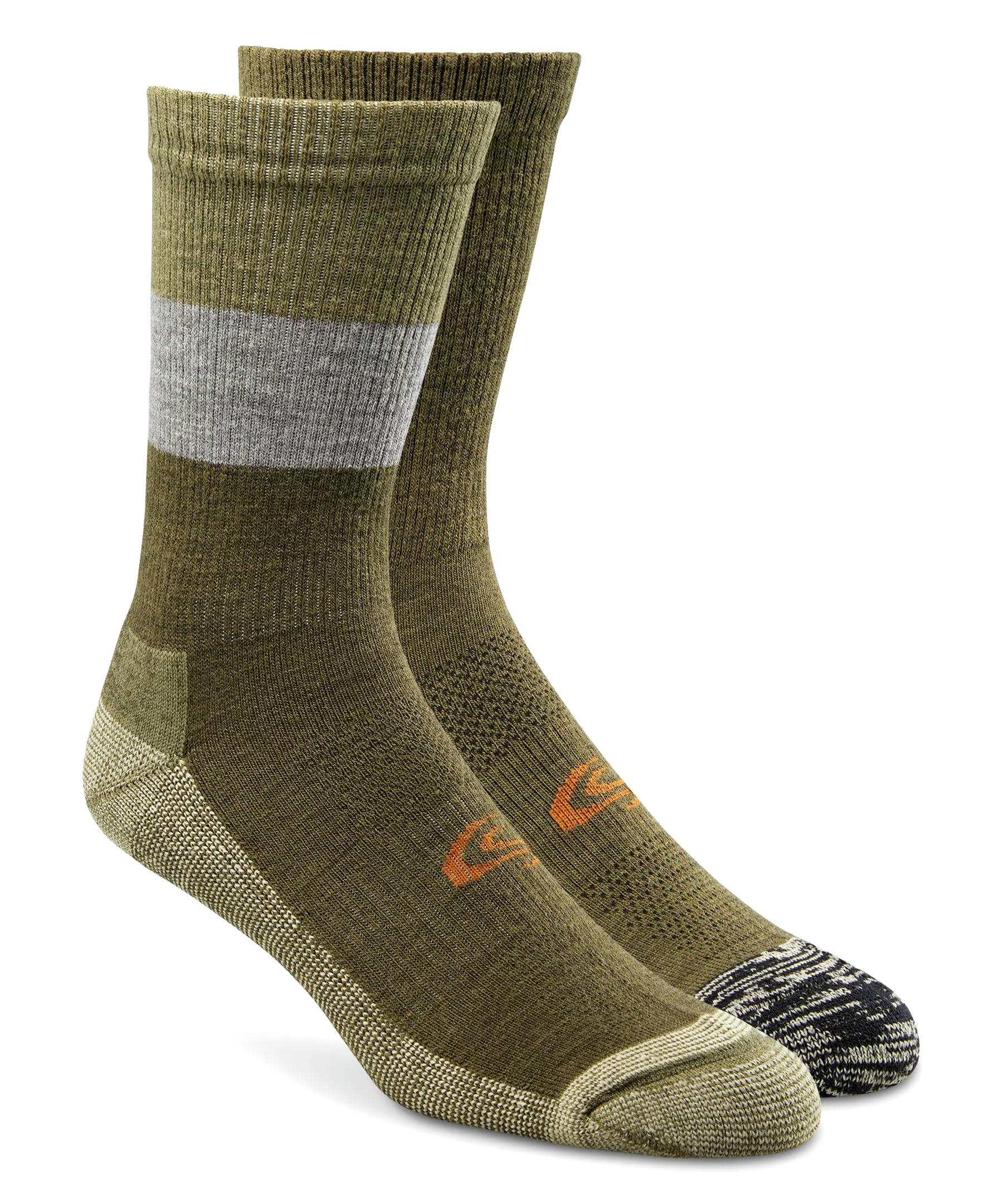 Copper Sole Men's 2 Pack Repreve Hiking Crew Socks