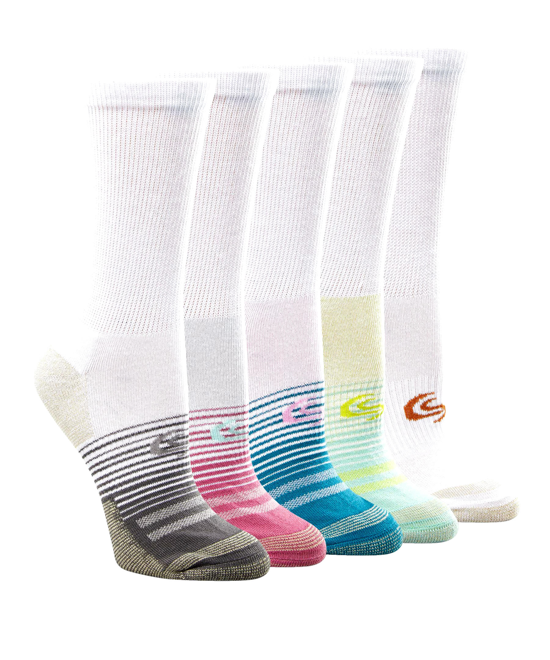 Copper Sole Women's 5 Pack Extreme Athletic Crew Socks