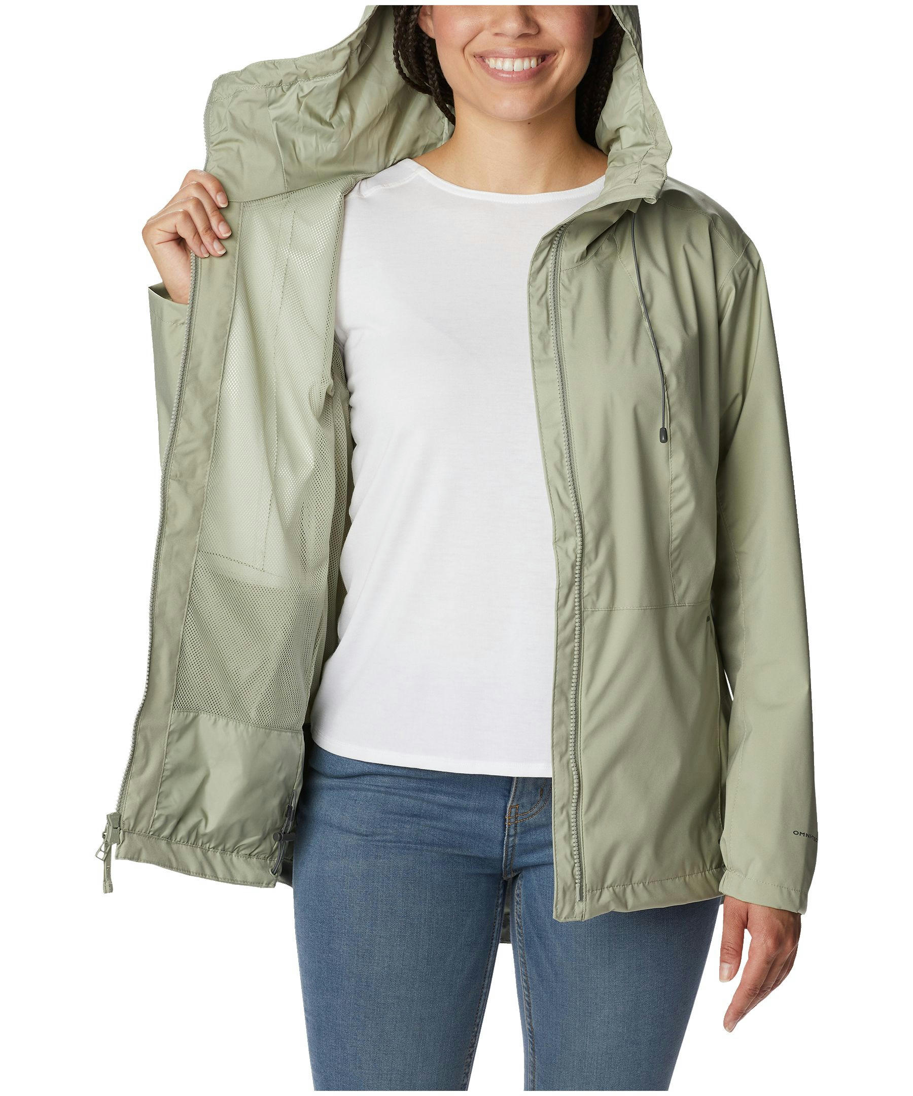 Columbia Women's Sunrise Ridge Waterproof Omni-Tech Rain Jacket