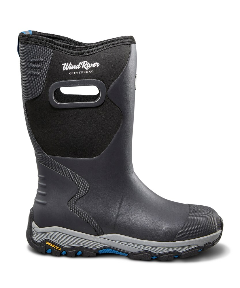 WindRiver Men's Pathfinder Waterproof Quad Comfort Antislip Tall Duck Shoes - Black