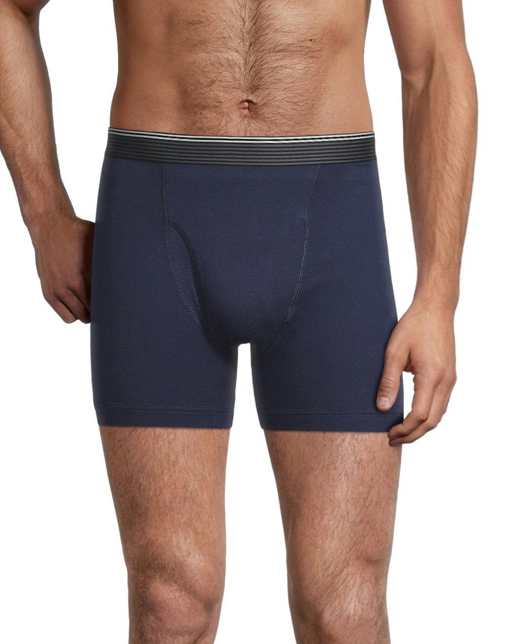 Denver Hayes Men's 4 Pack Classic Boxer Briefs Underwear