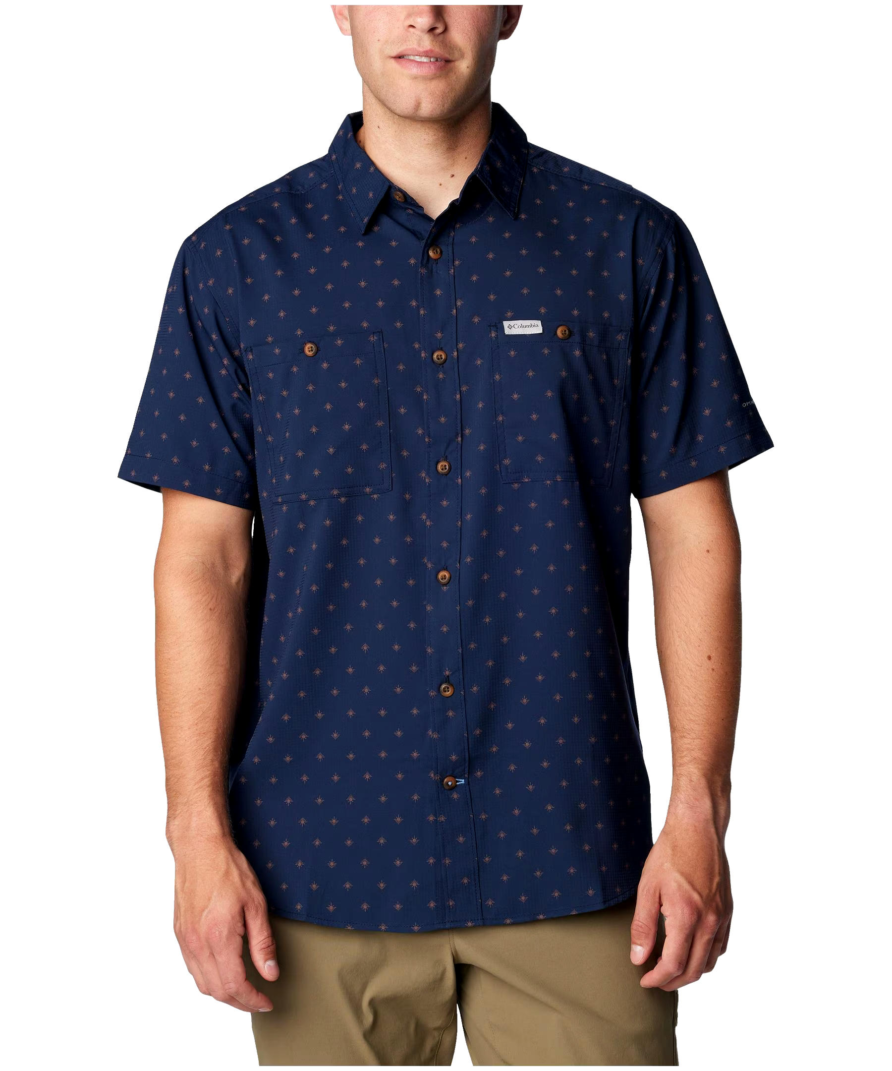 Columbia Men's Omni-Shade™ Printed Short Sleeve Utilizer Shirt