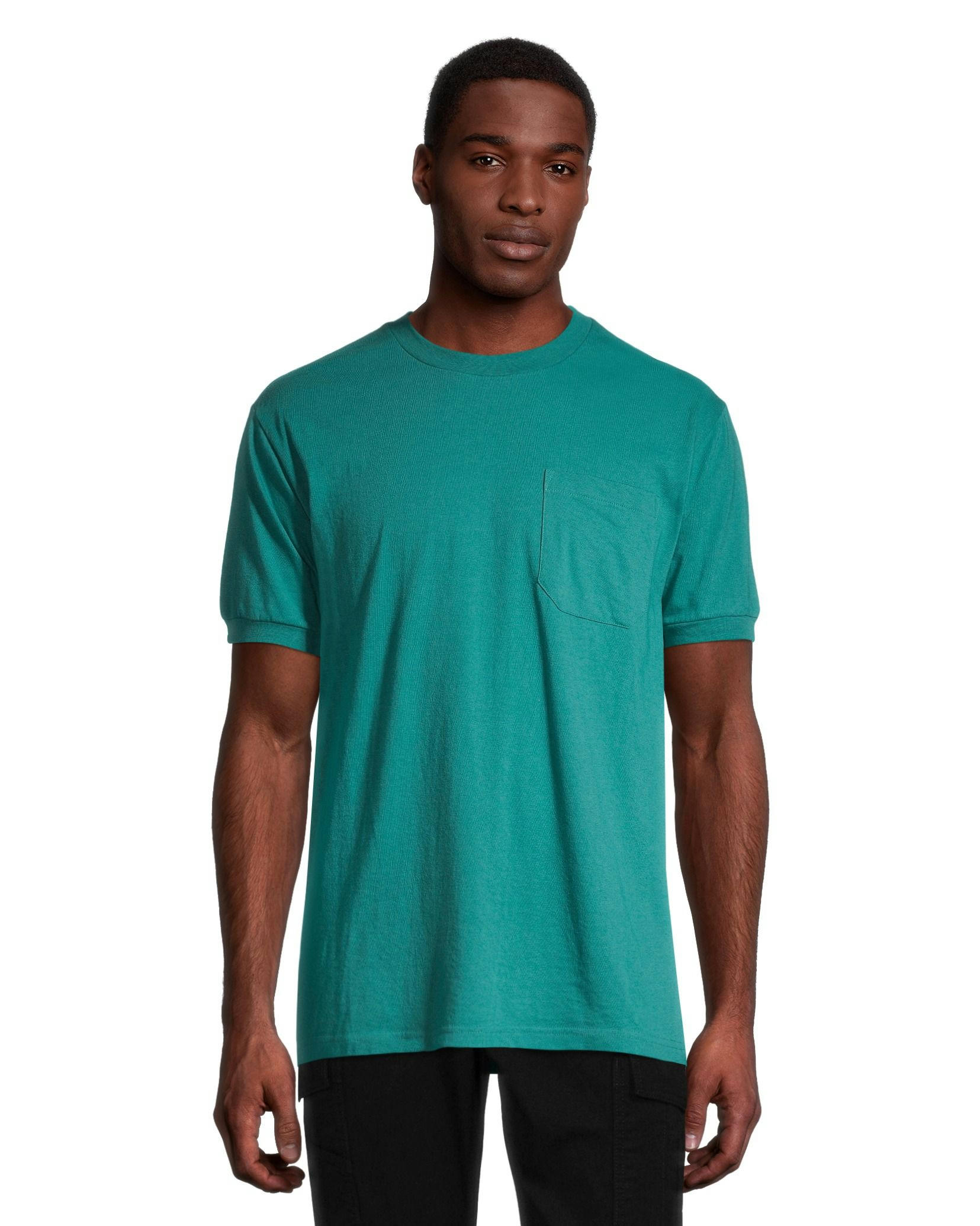 Aggressor Men's Crewneck Short Sleeve Solid Work T-Shirt With FRESHTECH