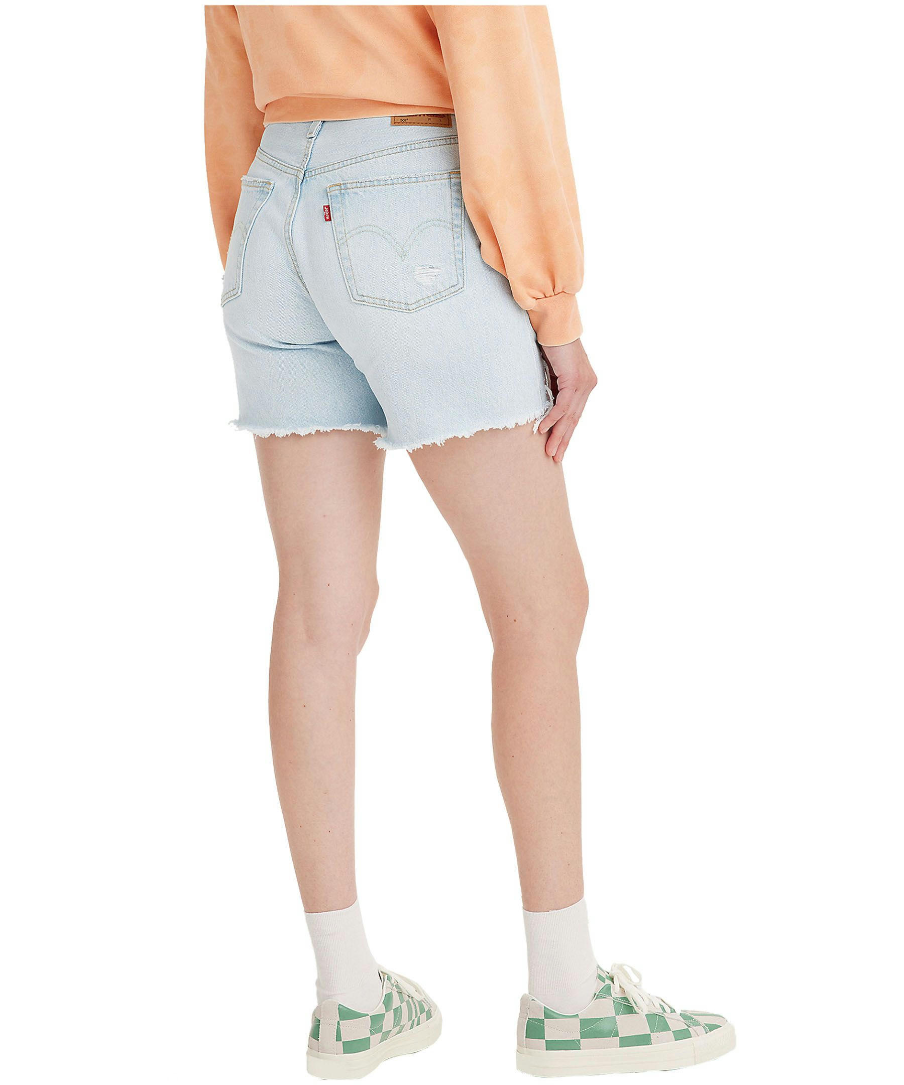 Levi's Women's 501 High Rise Jean Shorts - Light Indigo