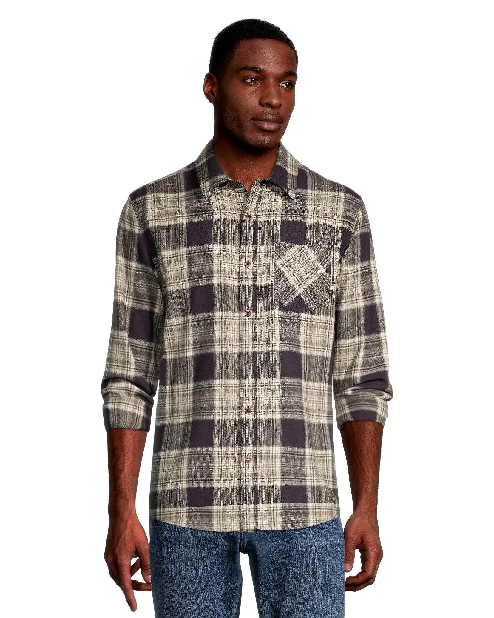 Boston Traders Men's Classic Plaid Flannel Shirt