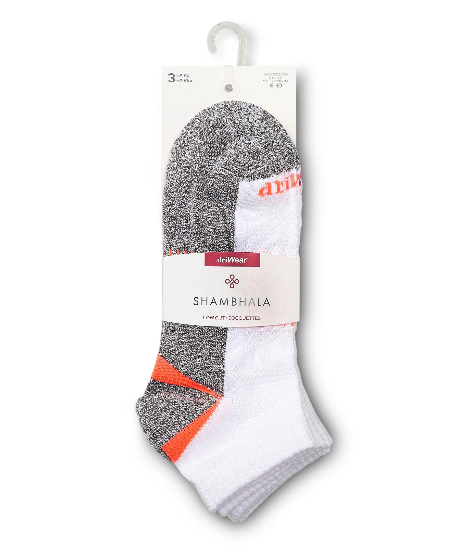Shambhala Women's 3-Pack Low Cut Socks