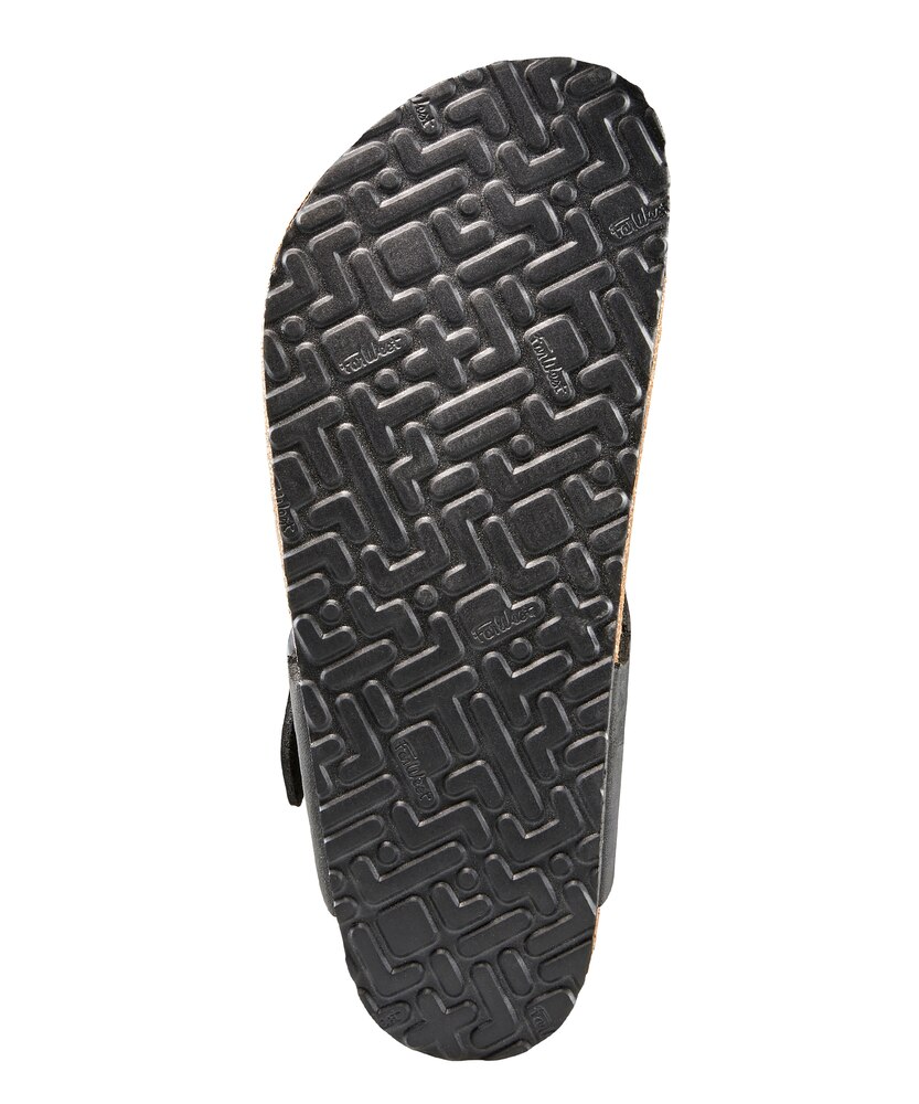 FarWest Women's Vernon Cork Flip-Flop Sandals - Black