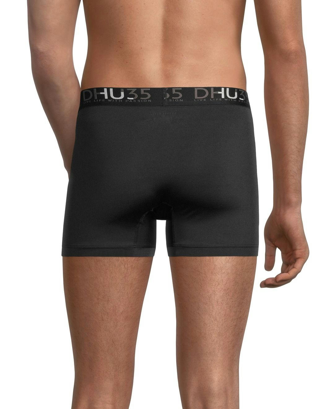 Denver Hayes Men's 3 Pack Fashion Microfiber Heat Press Trunk Brief