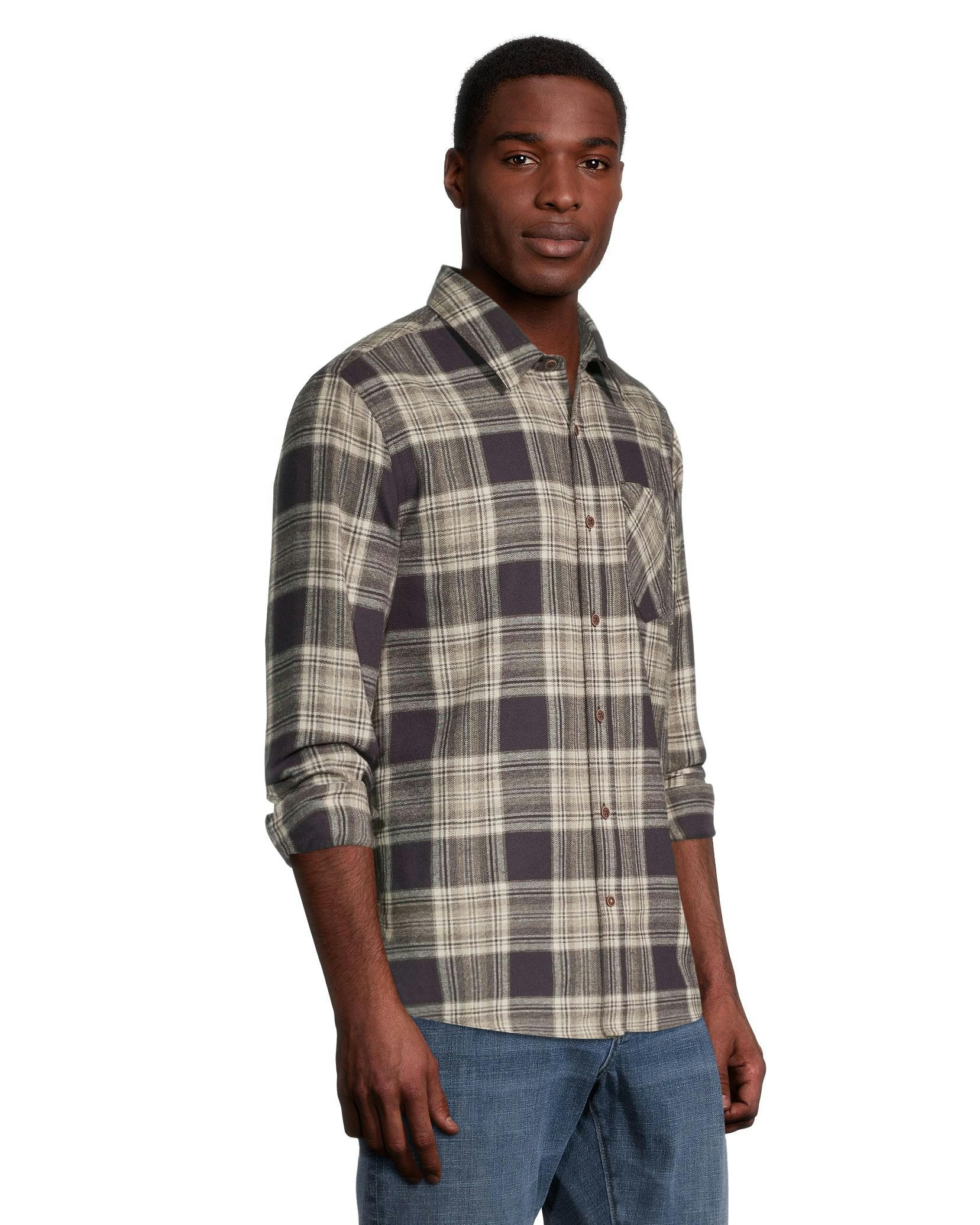 Boston Traders Men's Classic Plaid Flannel Shirt