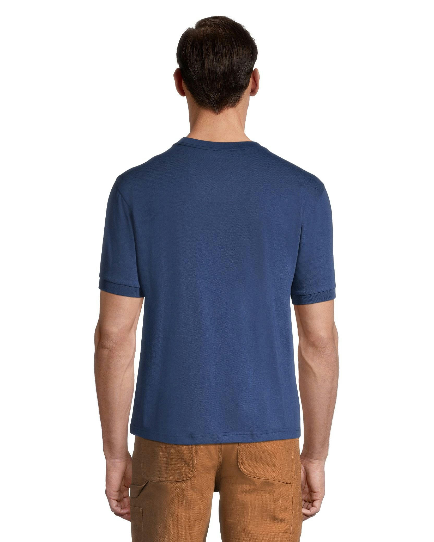 Aggressor Men's Crewneck Short Sleeve Solid Work T-Shirt With FRESHTECH