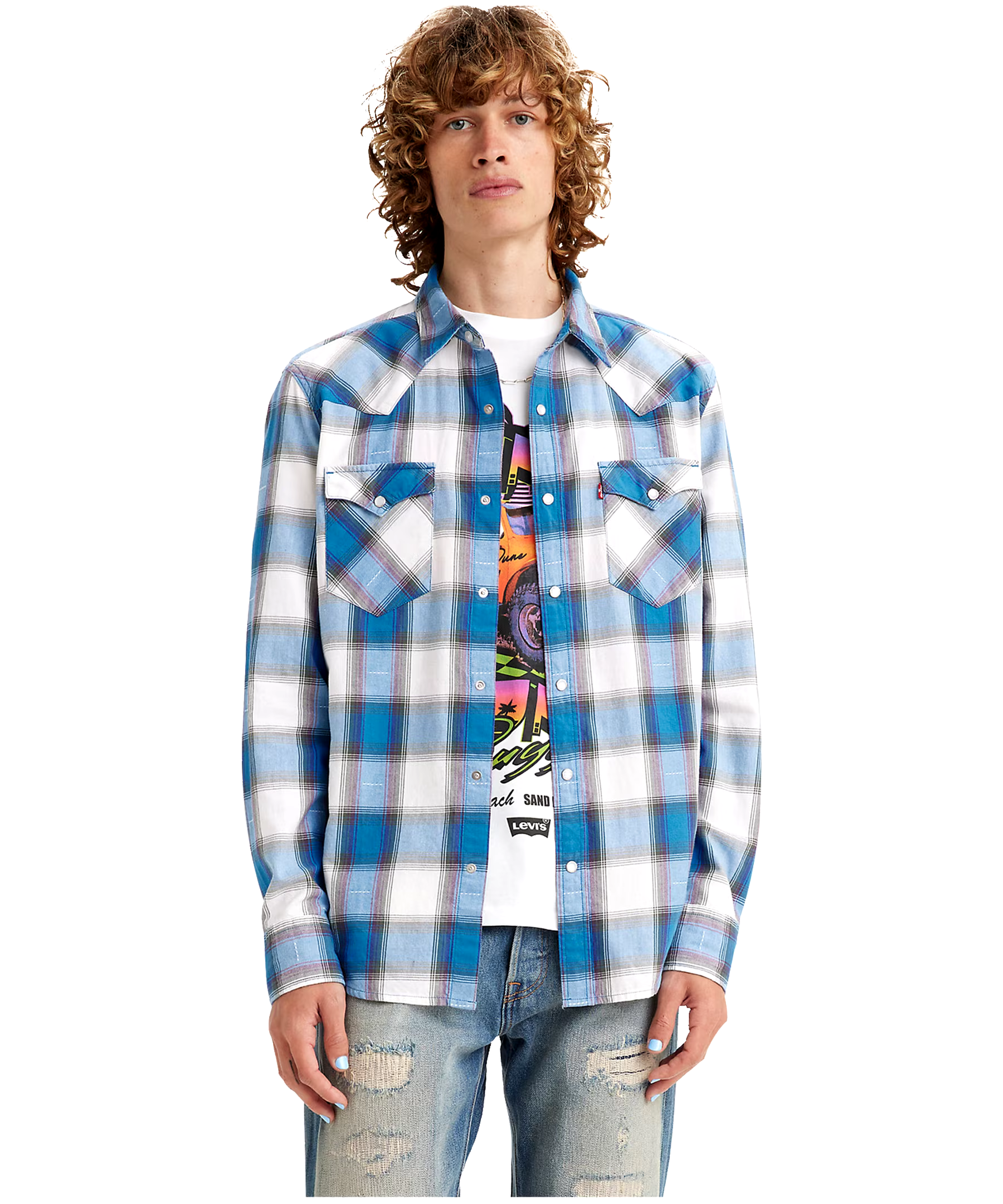 Levi's Men's Western Standard Classic Fit Cotton Twill Shirt