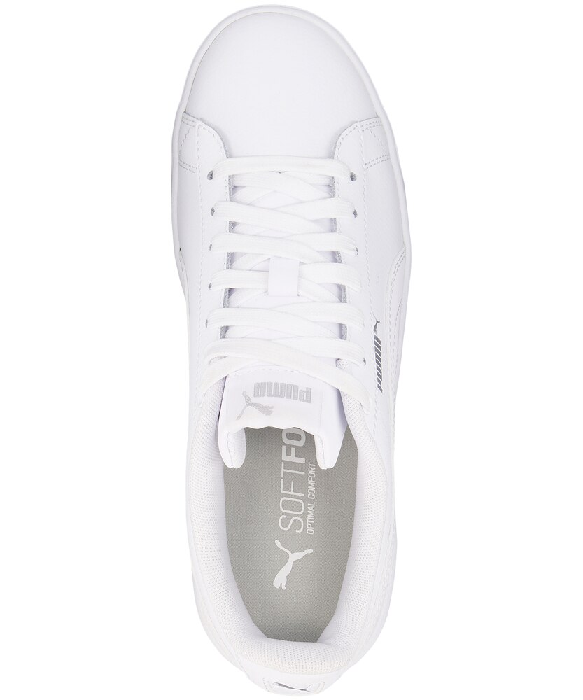 Puma Women's Vikki V3 Leather Sneakers - White Silver