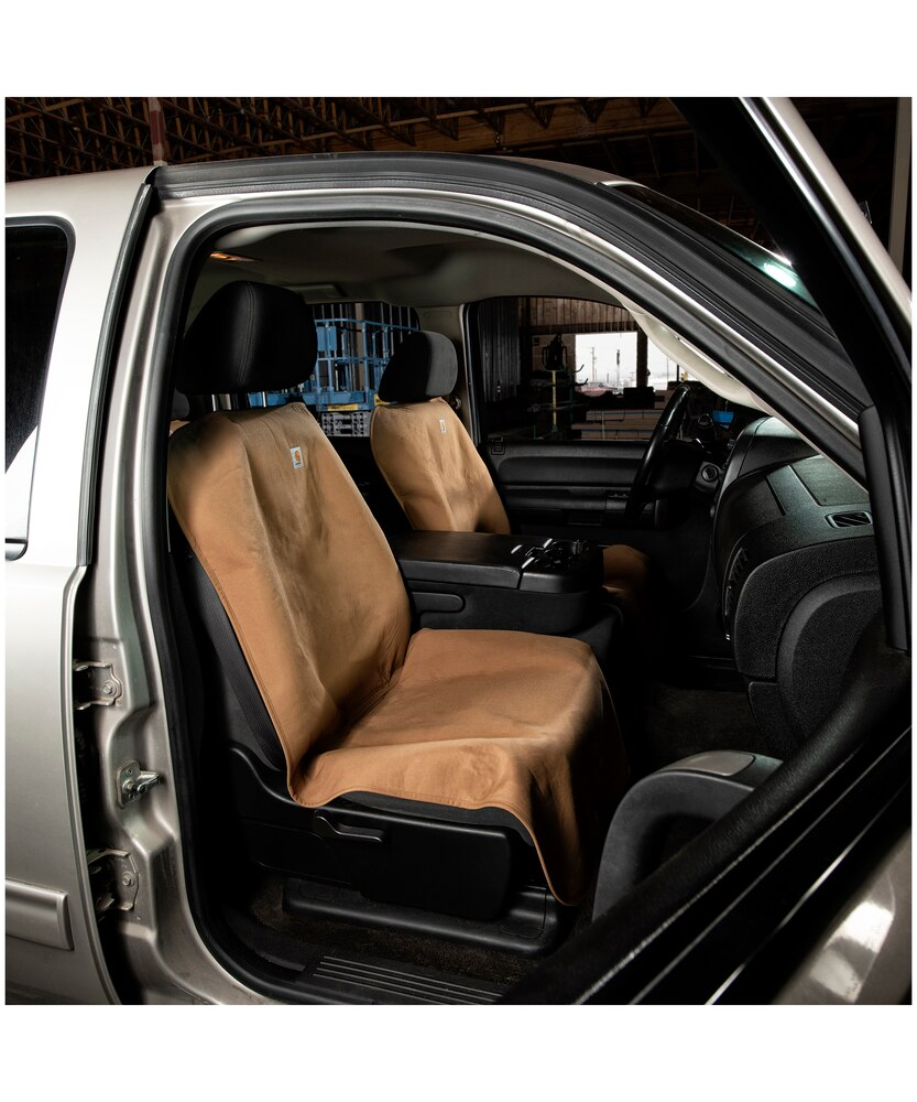 Carhartt Universal Water Repllent Cordura Fabric Low Bucket Car Seat Cover - Black