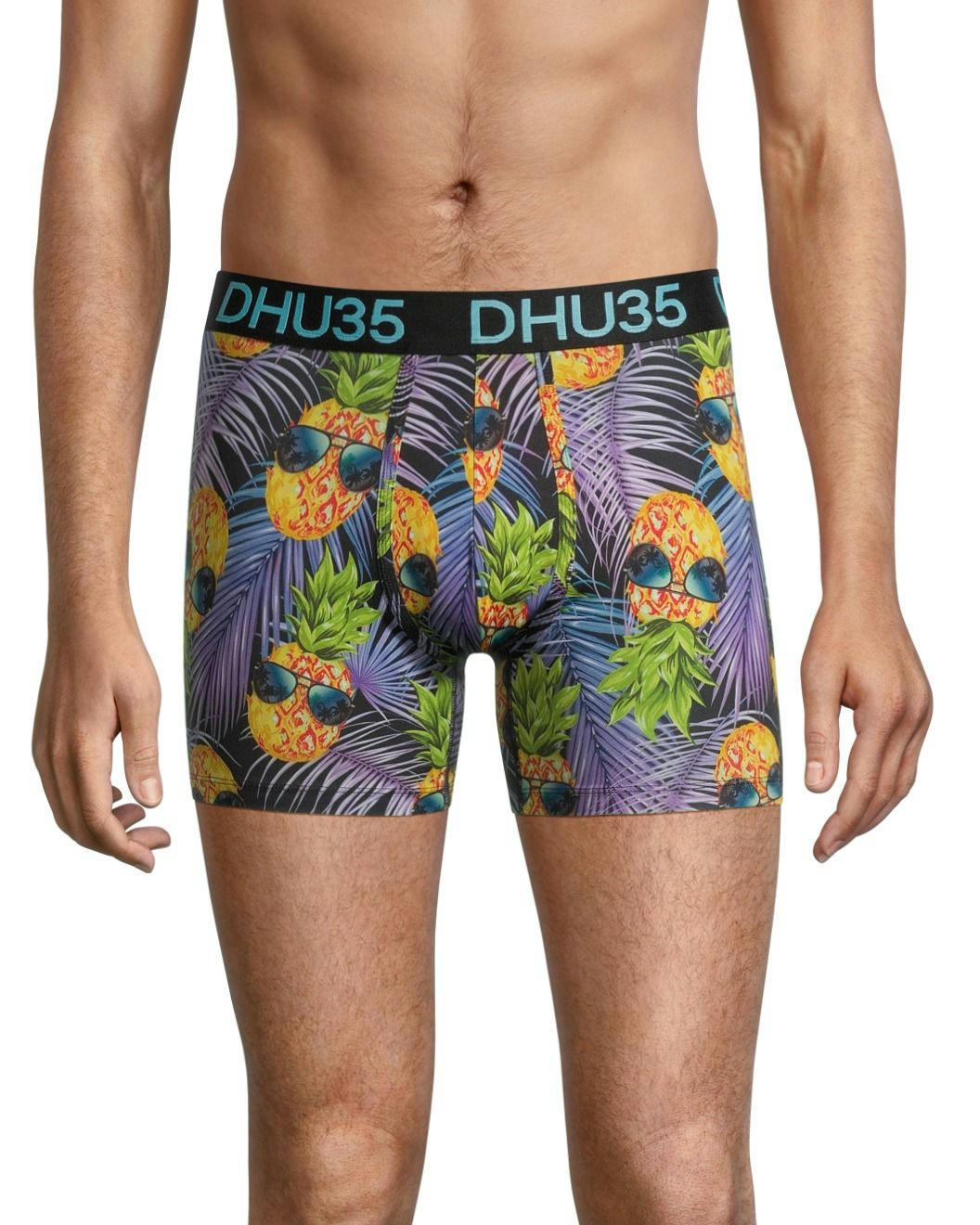 Denver Hayes Men's Microfibre Printed Boxer Briefs