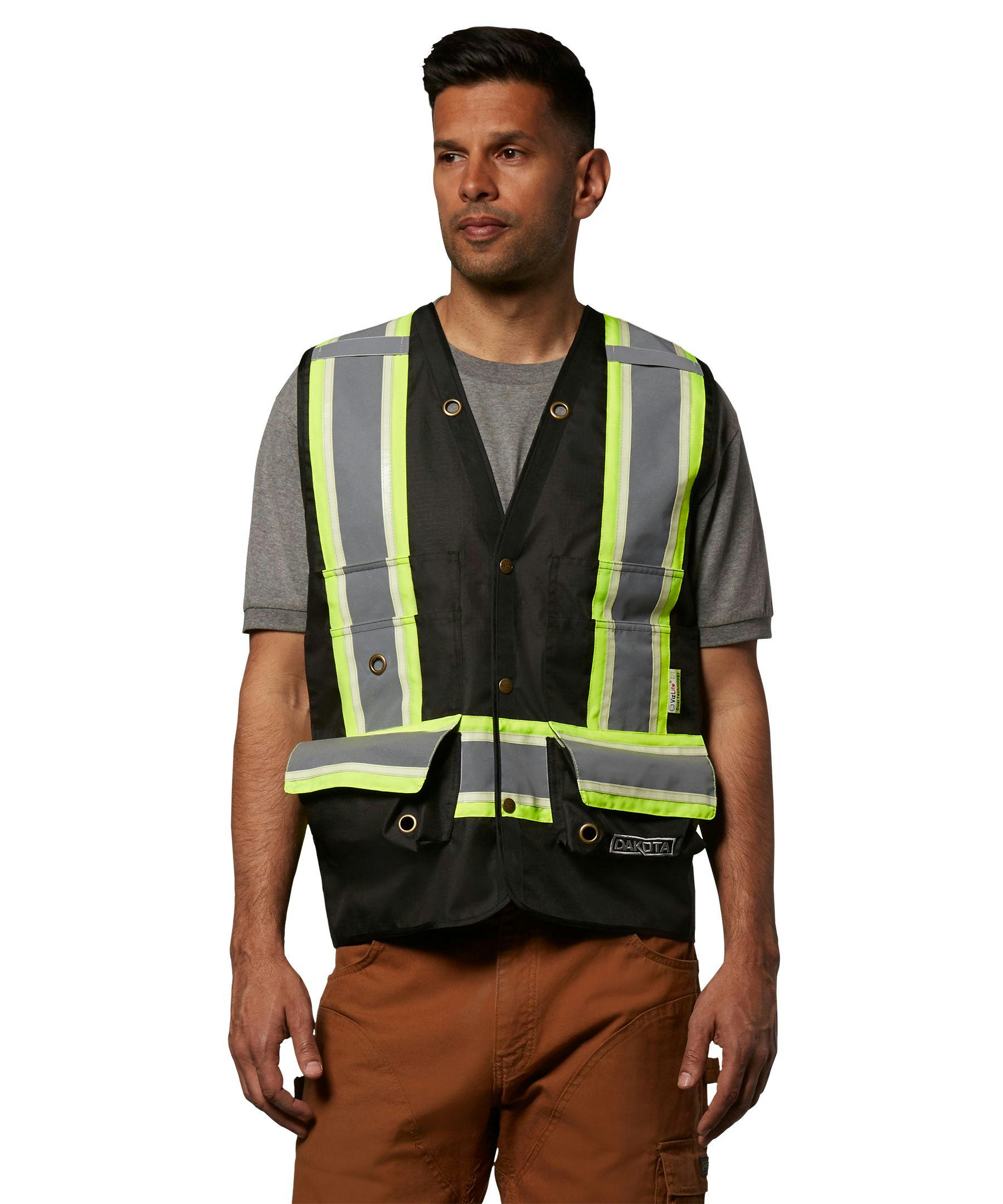 Dakota WorkPro Series Men's VizLite DT Class 1 300D Surveyor's Vest