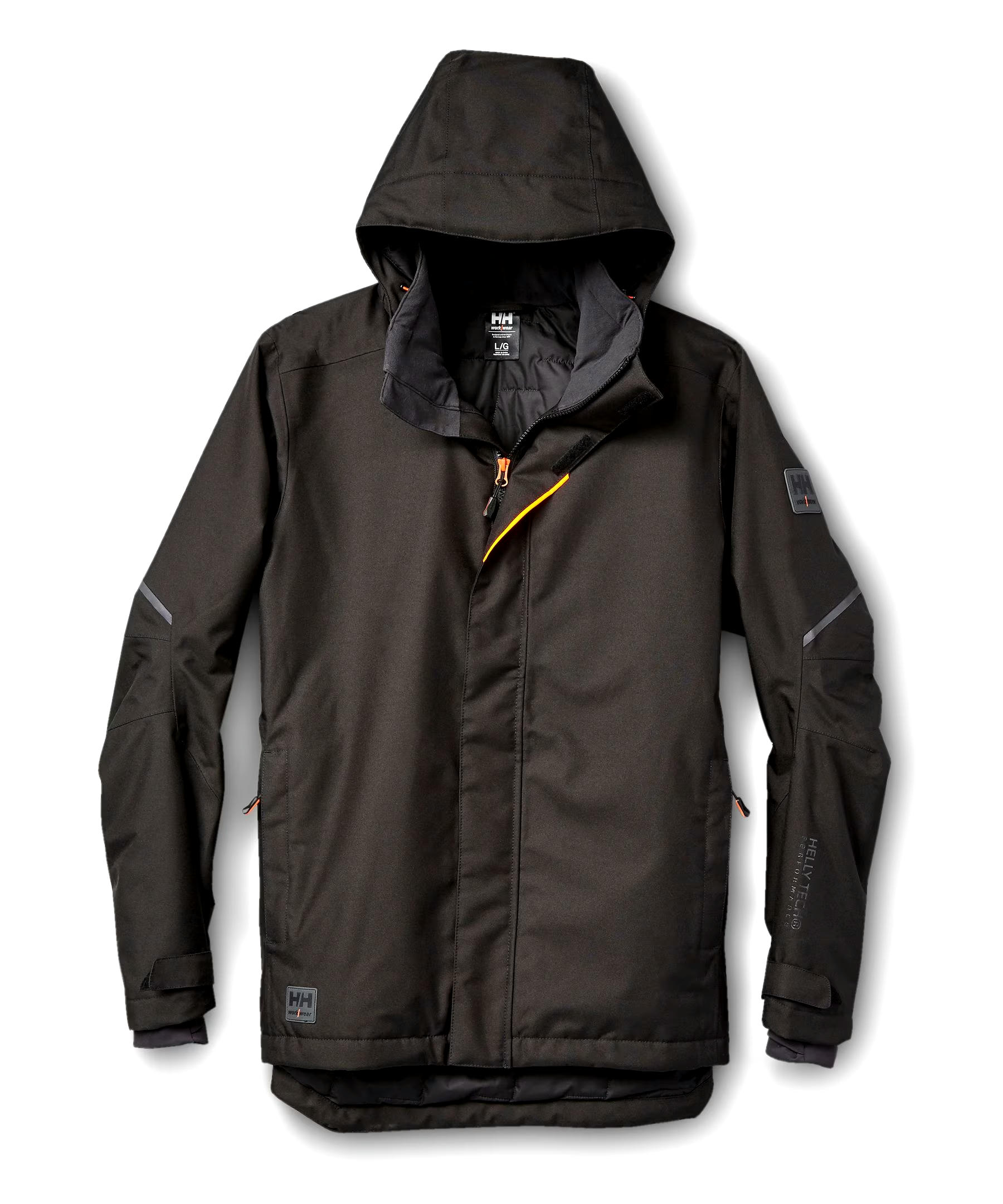 Helly Hansen Workwear Men's Kensington Insulated Winter Jacket with Detachable Hood