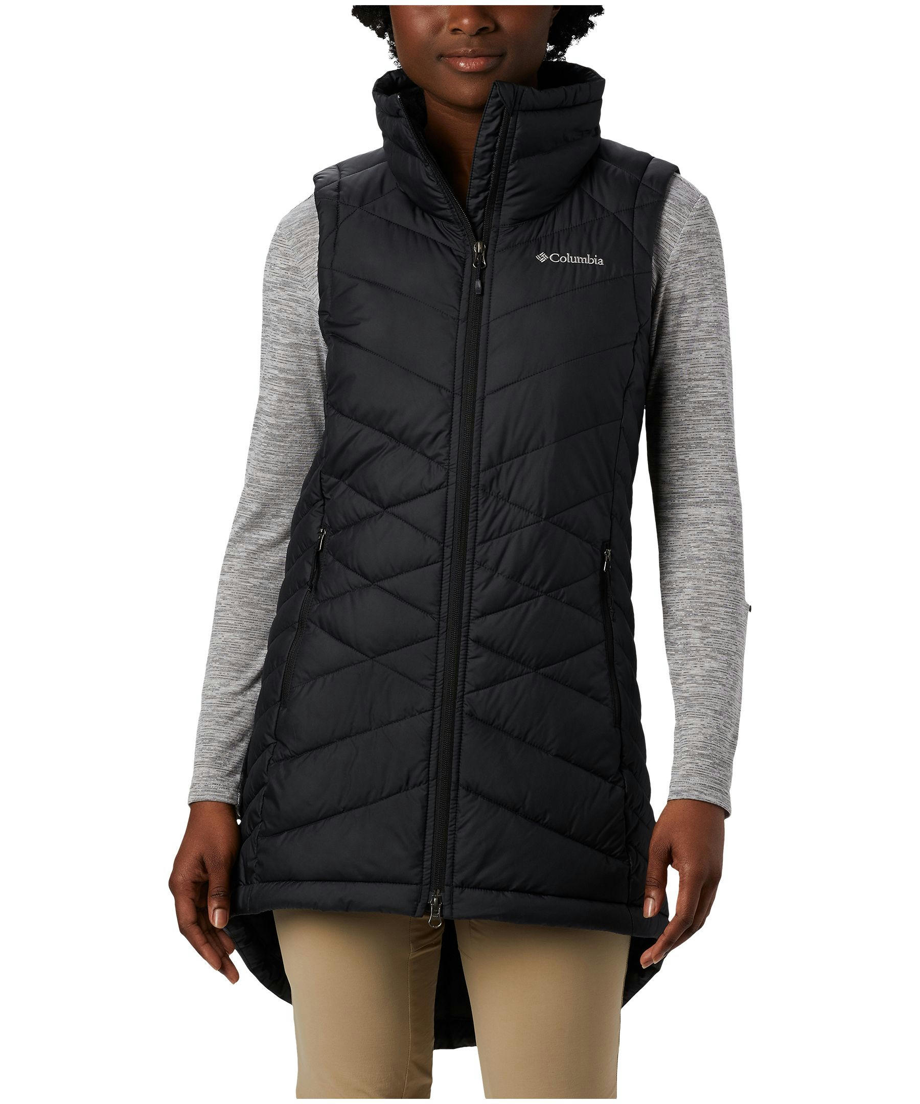 Columbia Women's Heavenly Vest, Insulated, Semi-Fitted, Winter, Long