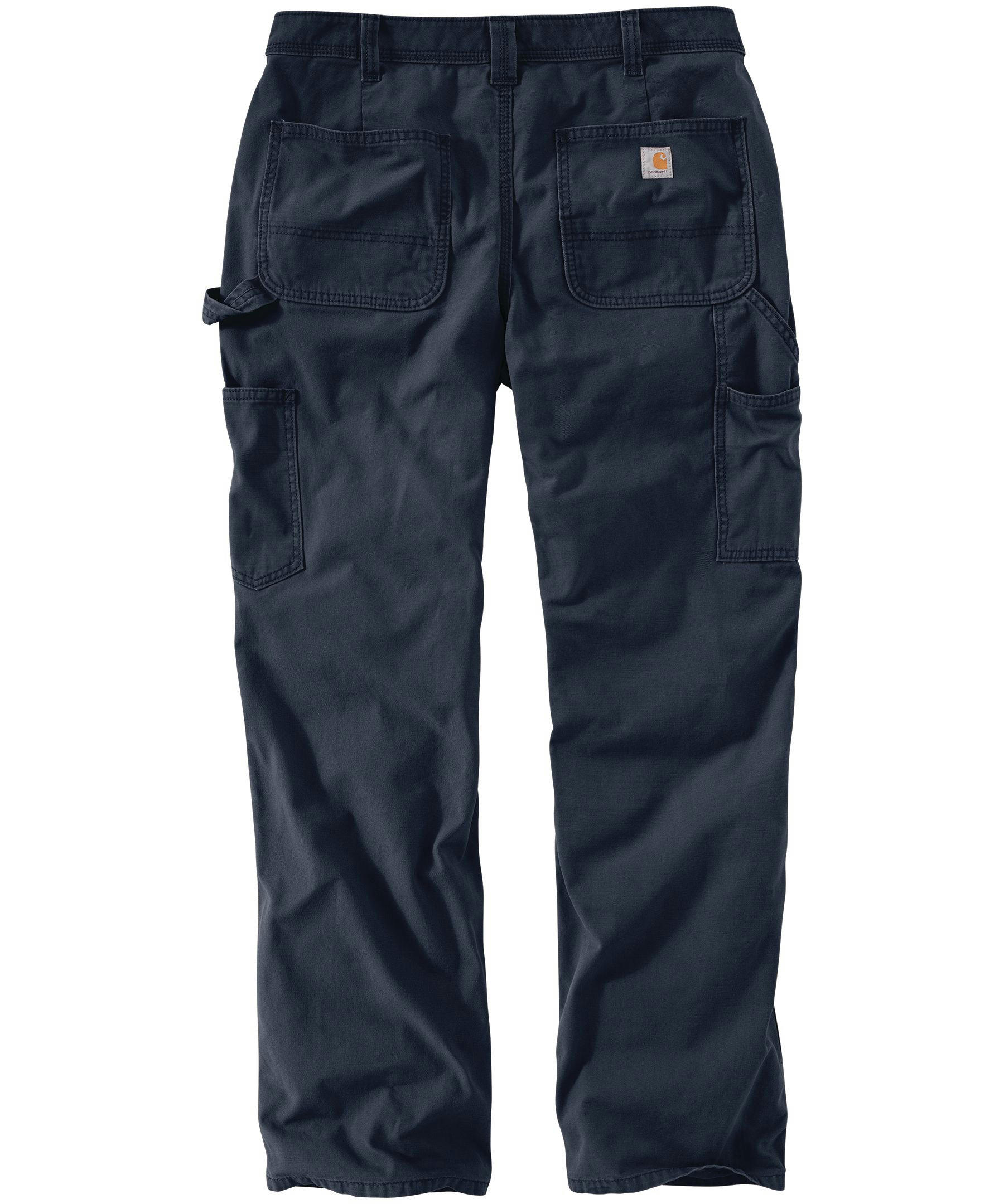 Carhartt Women's Rugged Flex Mid Rise Relaxed Fit Elastic Waistband Canvas Work Pants