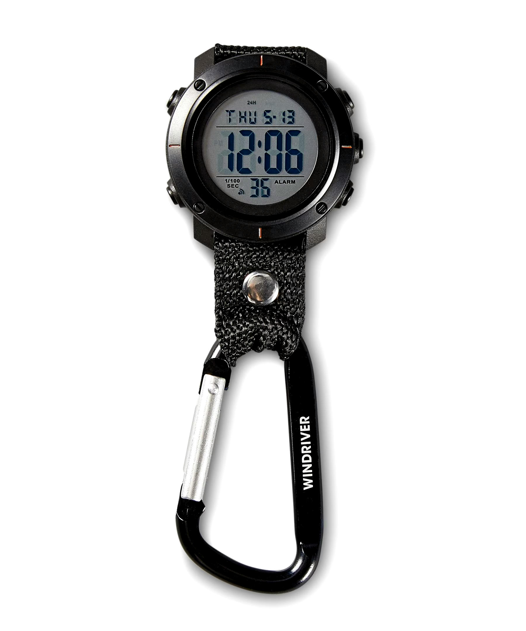 WindRiver Unisex Multiple Function Clip Watch