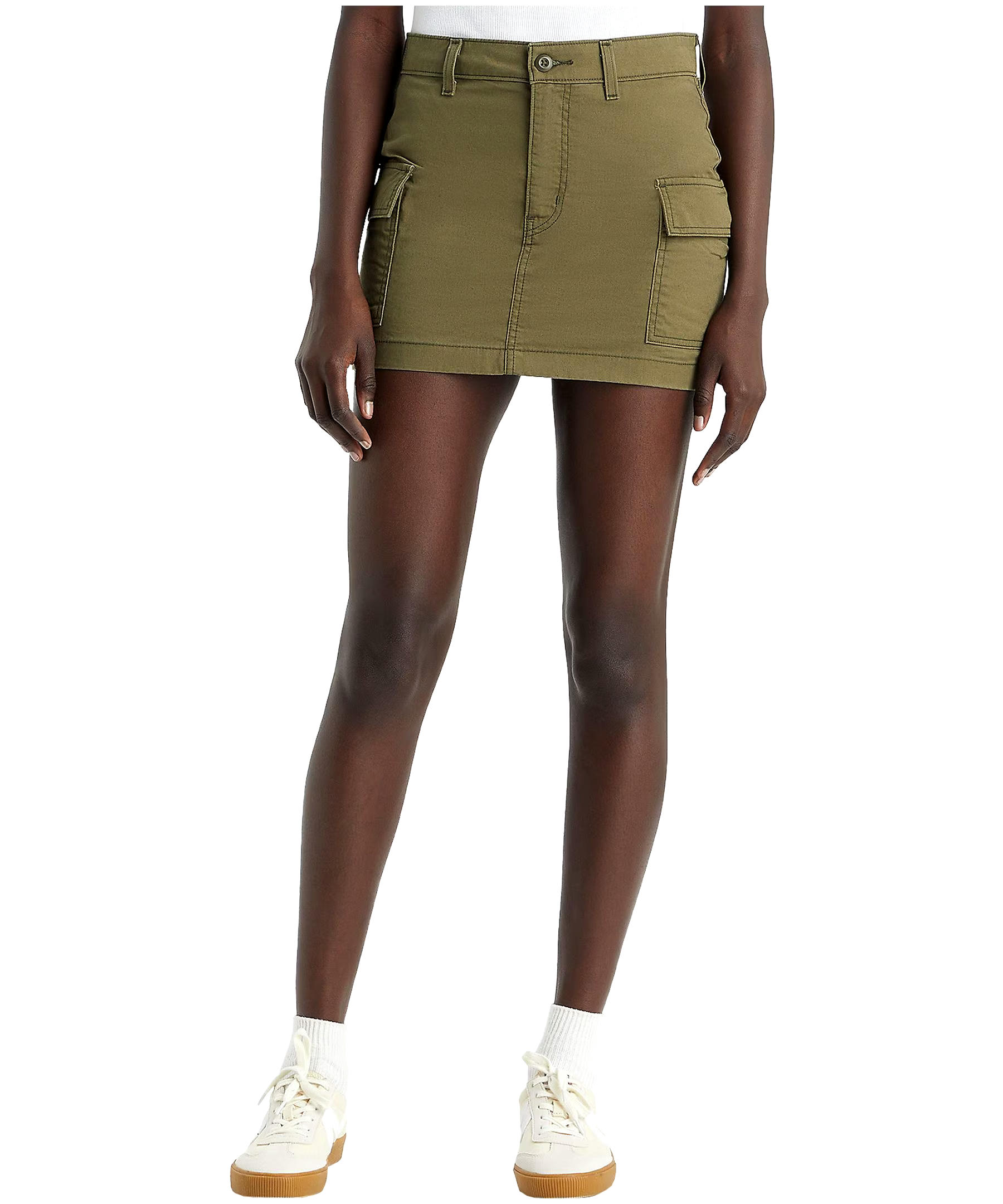 Levi's Women's Mid Rise Cargo Mini Skirt