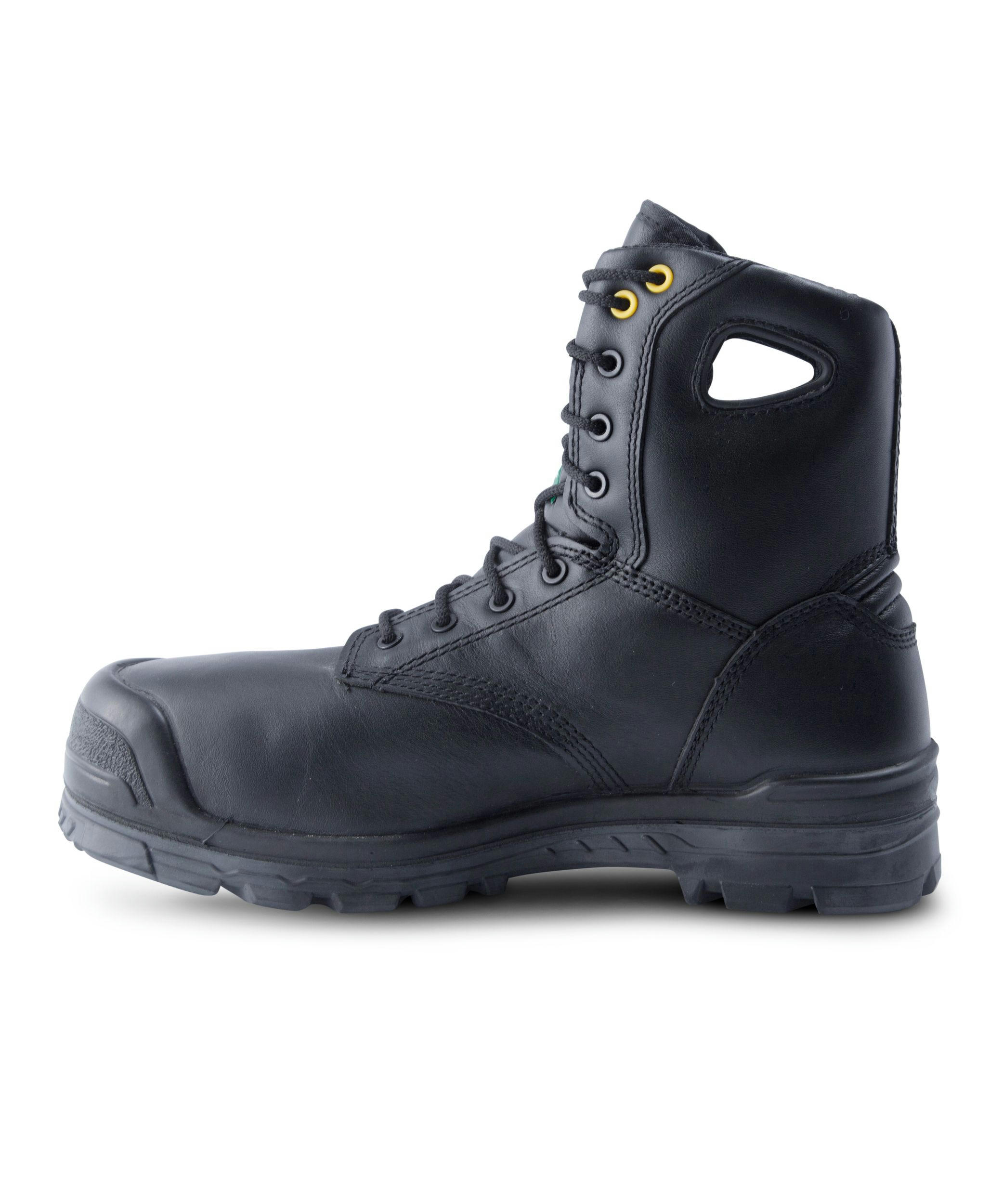 Terra Men's 8 Inch Paladin Water Repellent Internal Metguard Work Boots - Black