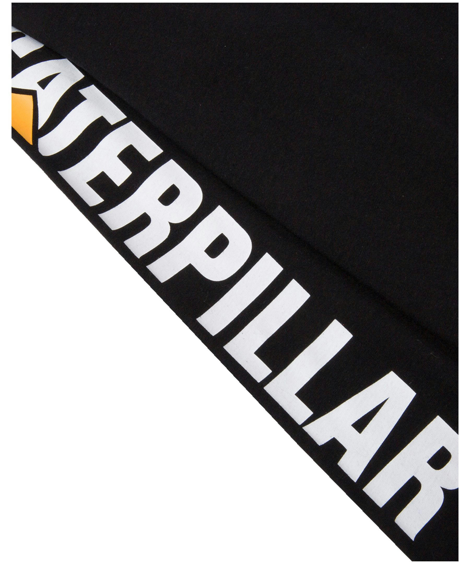 CAT Trademark Banner Long Sleeve Cotton T Shirt