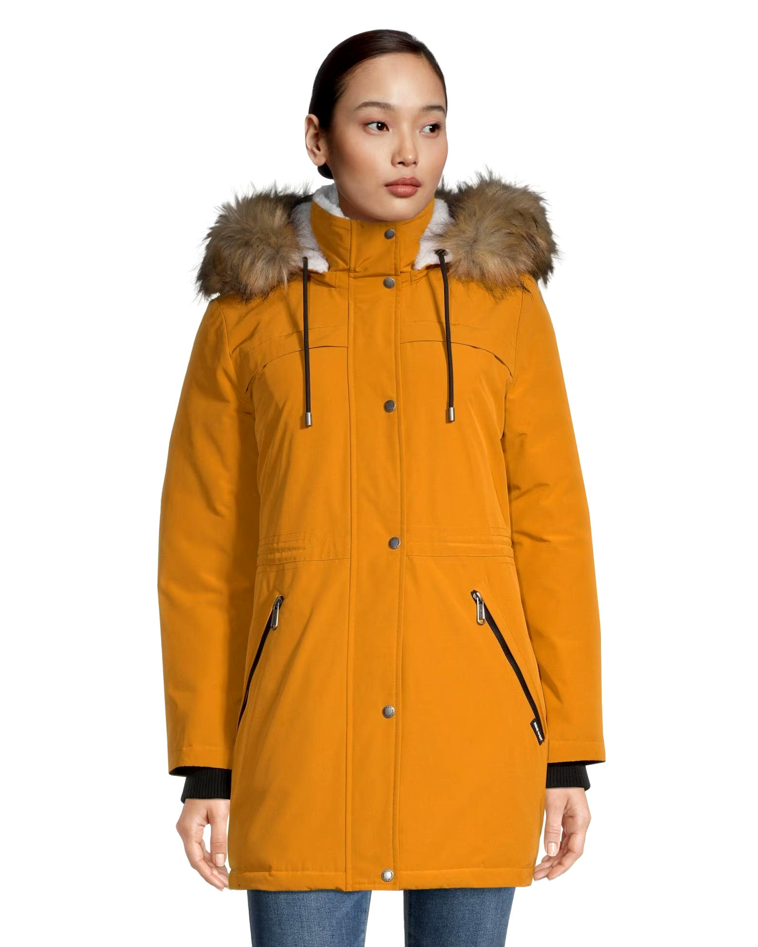 Nine West Women's West Sherpa Lined Parka Jacket