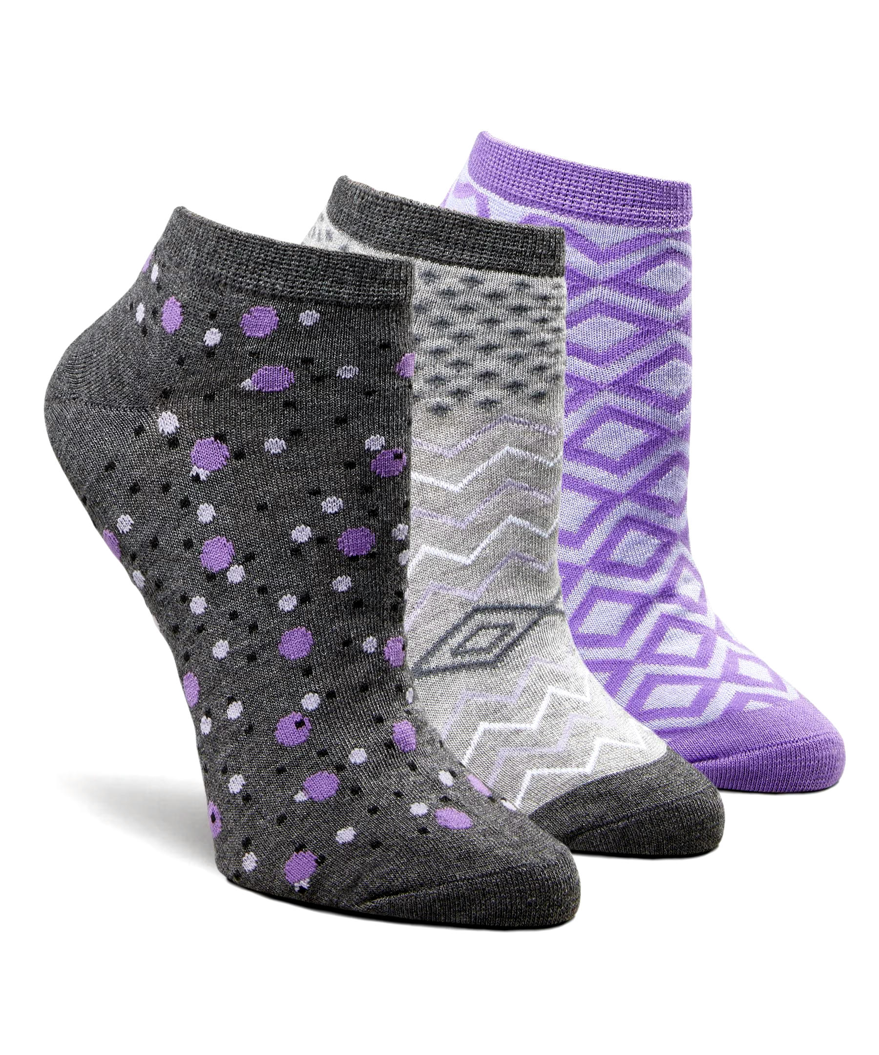 Denver Hayes Women's 3-Pack Bamboo Low Cut Socks