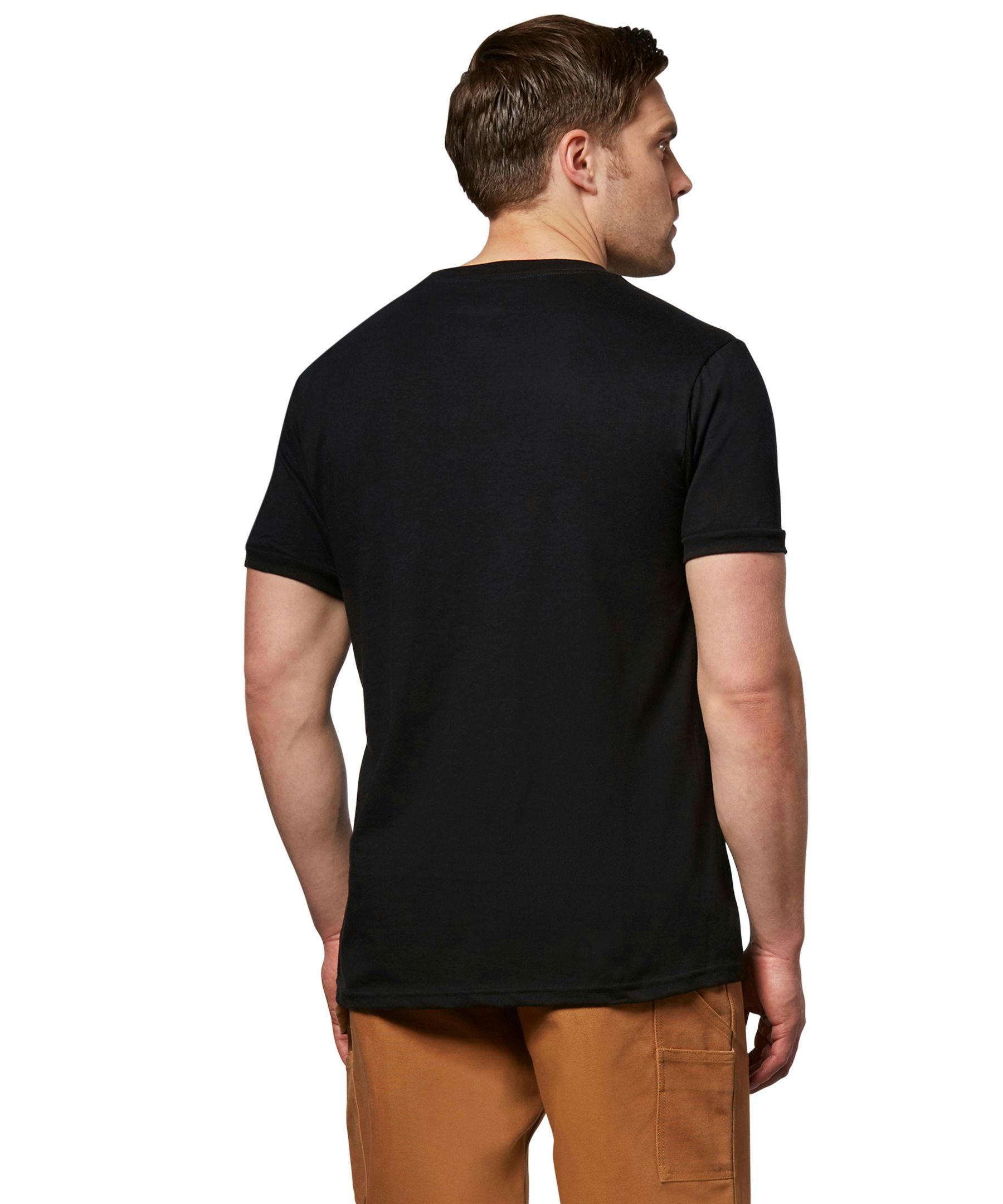 Aggressor Men's Crewneck Short Sleeve Work T-Shirt With FRESHTECH