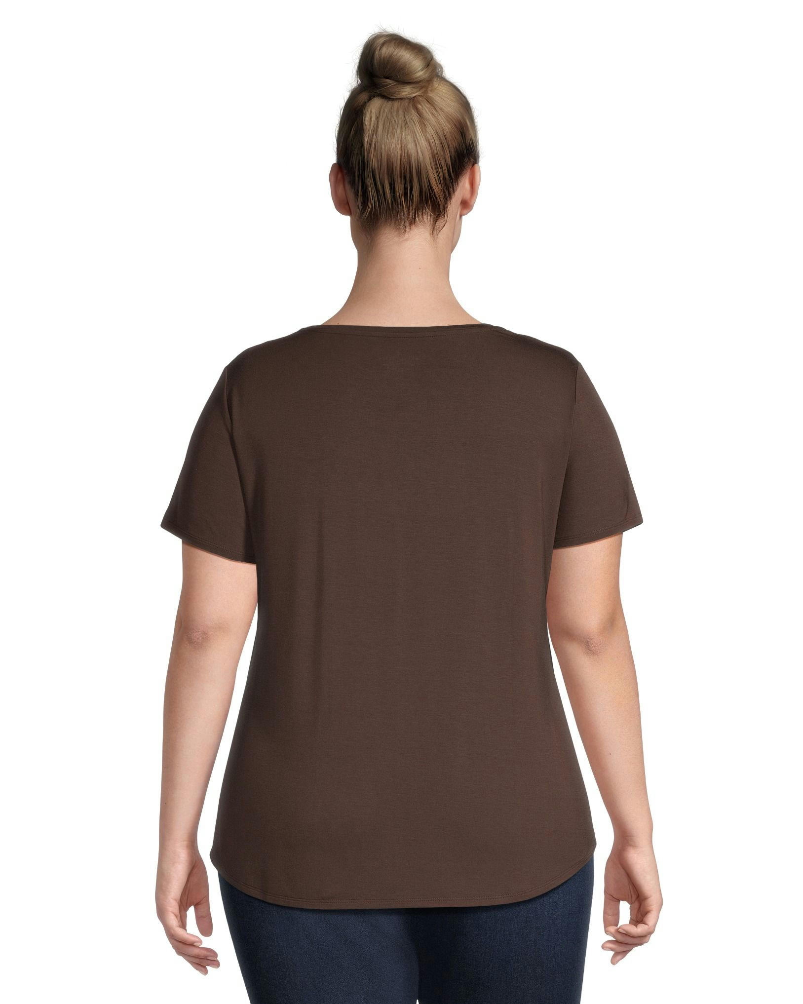 Denver Hayes Relaxed Fit Short Sleeve Scoop Neck T Shirt