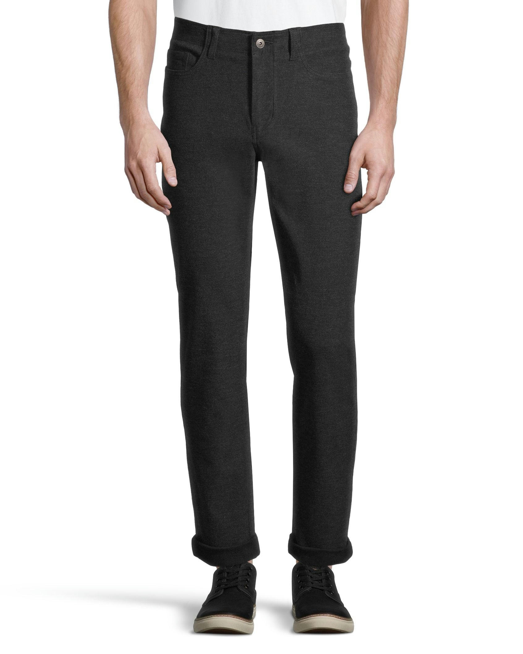 Denver Hayes Men's Stretch 5 Pocket Slim Chino Pants