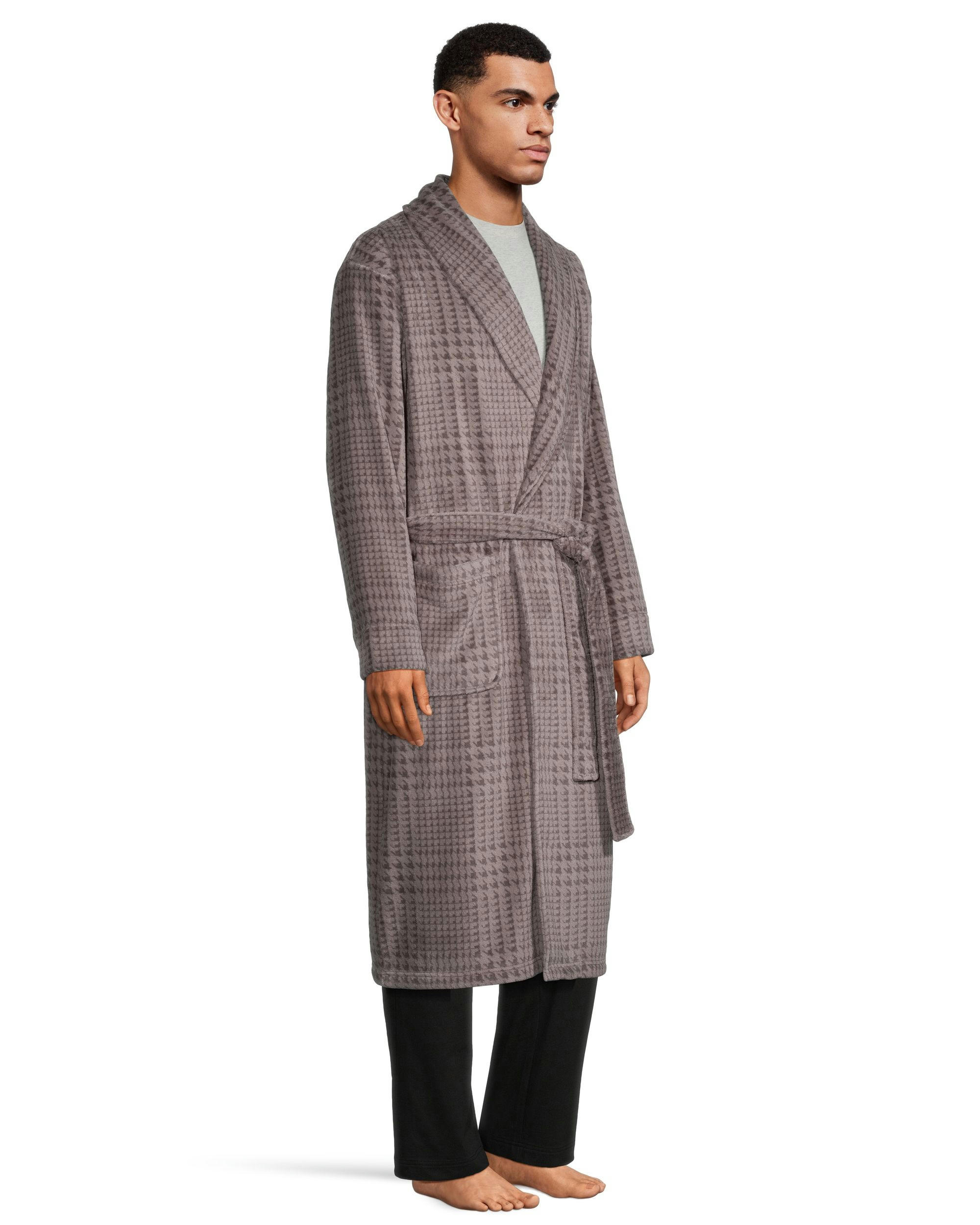 Denver Hayes Men's Cozy Fleece Robe