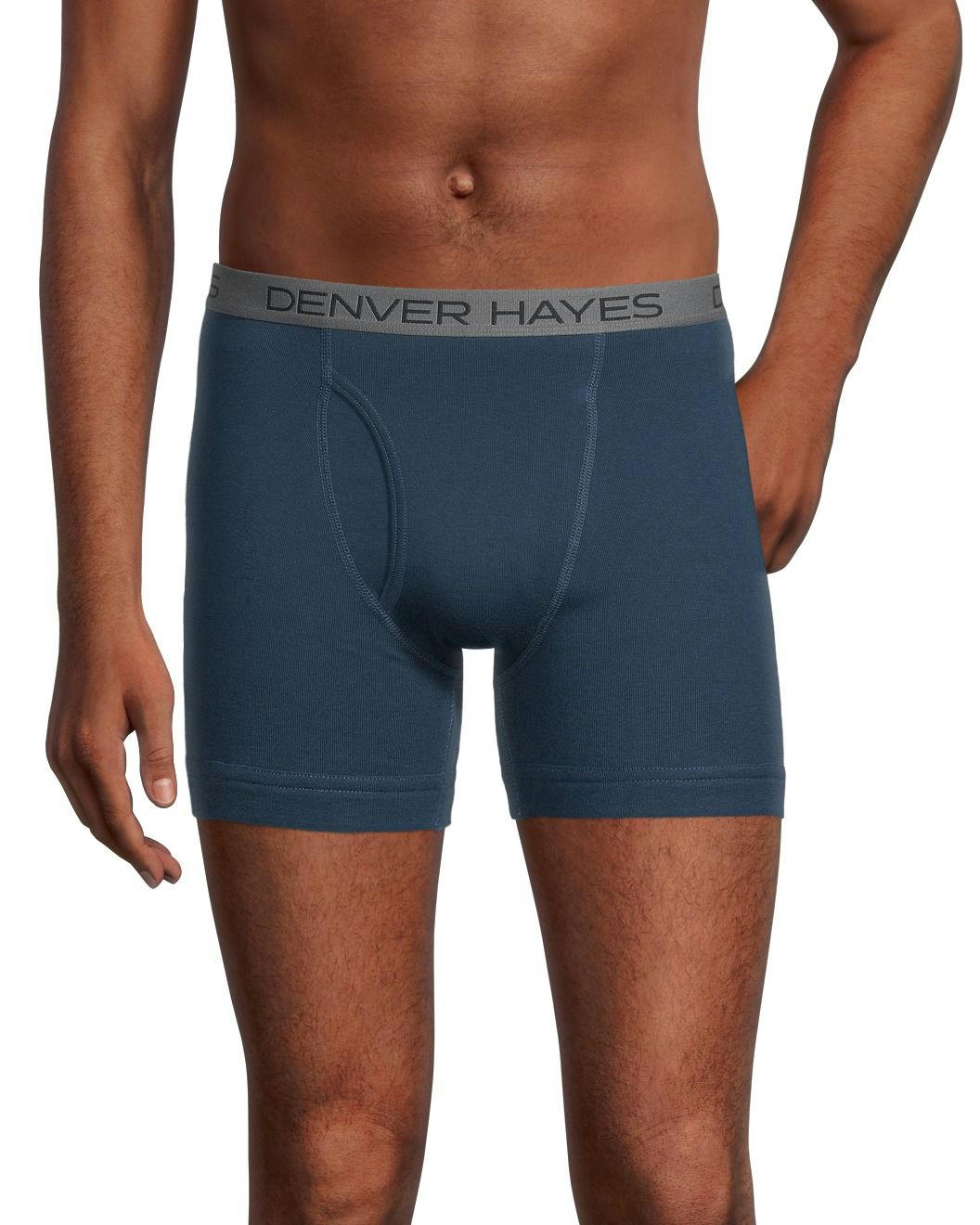 Denver Hayes Men's 3 Pack Solid Boxer Briefs
