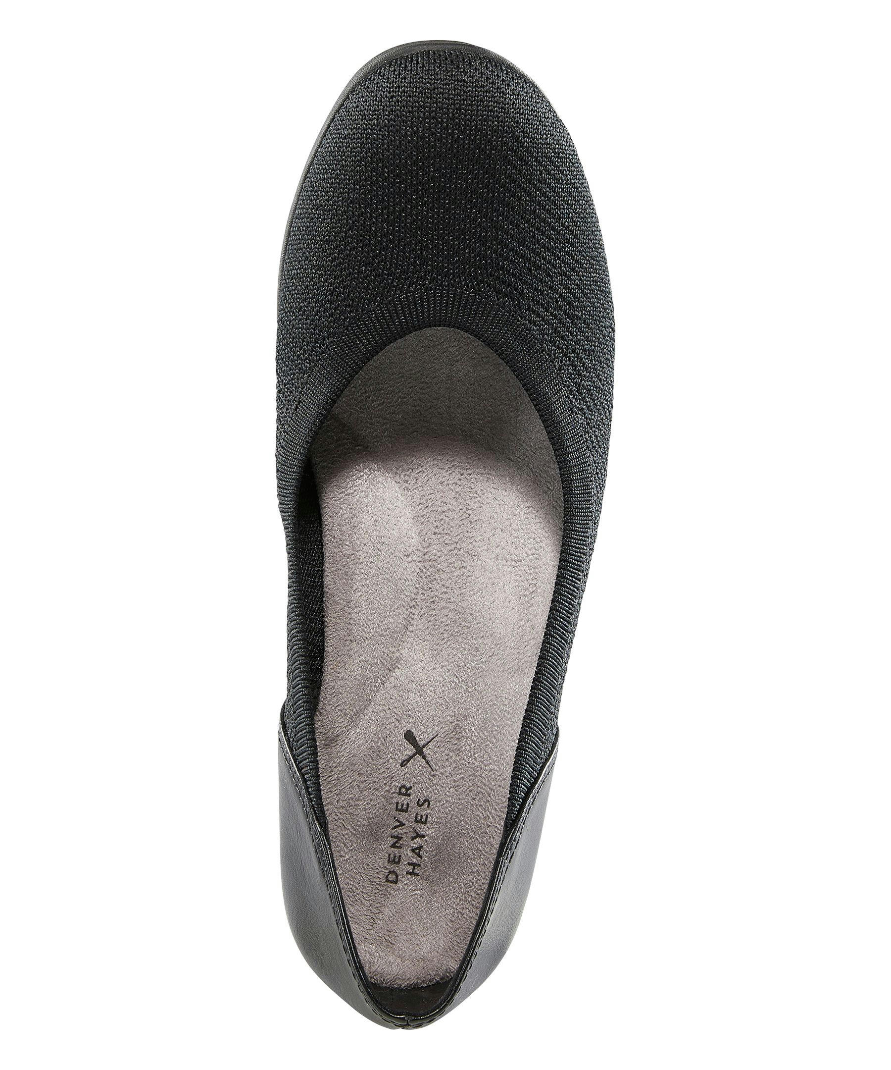 Denver Hayes Women's Maggie Slip-On Wedge Knit Shoe