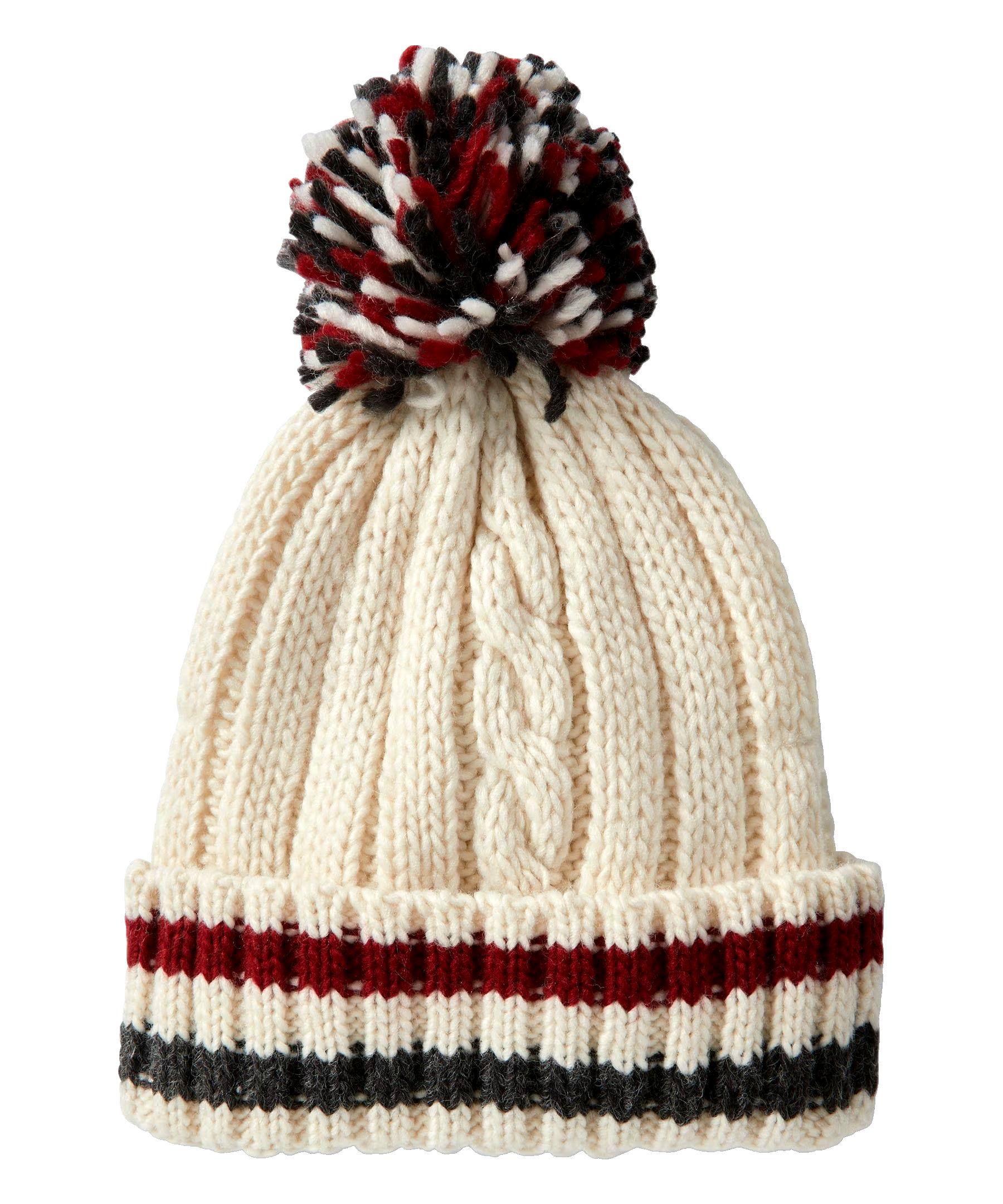 WindRiver Women's Heritage Traditional Pom Cuff Toque