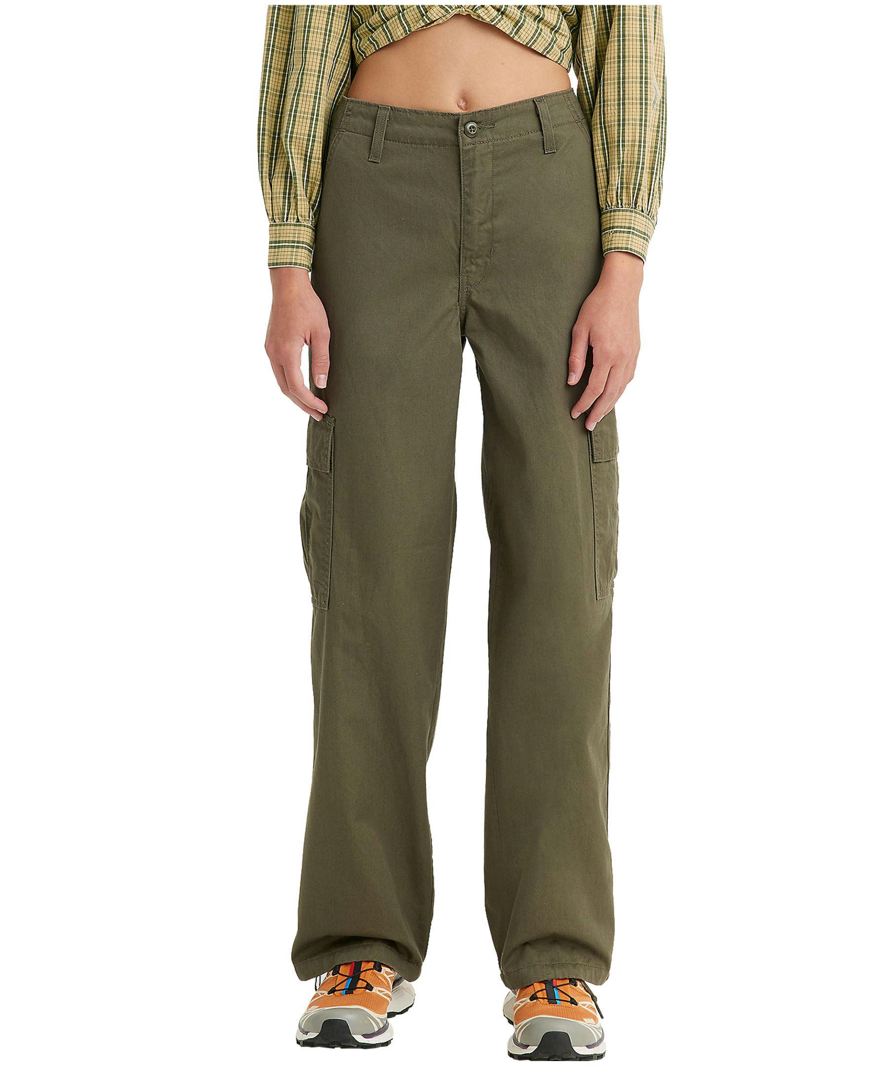 Levi's Women's '94 Baggy High Rise Straight Leg Cargo Pants - Green