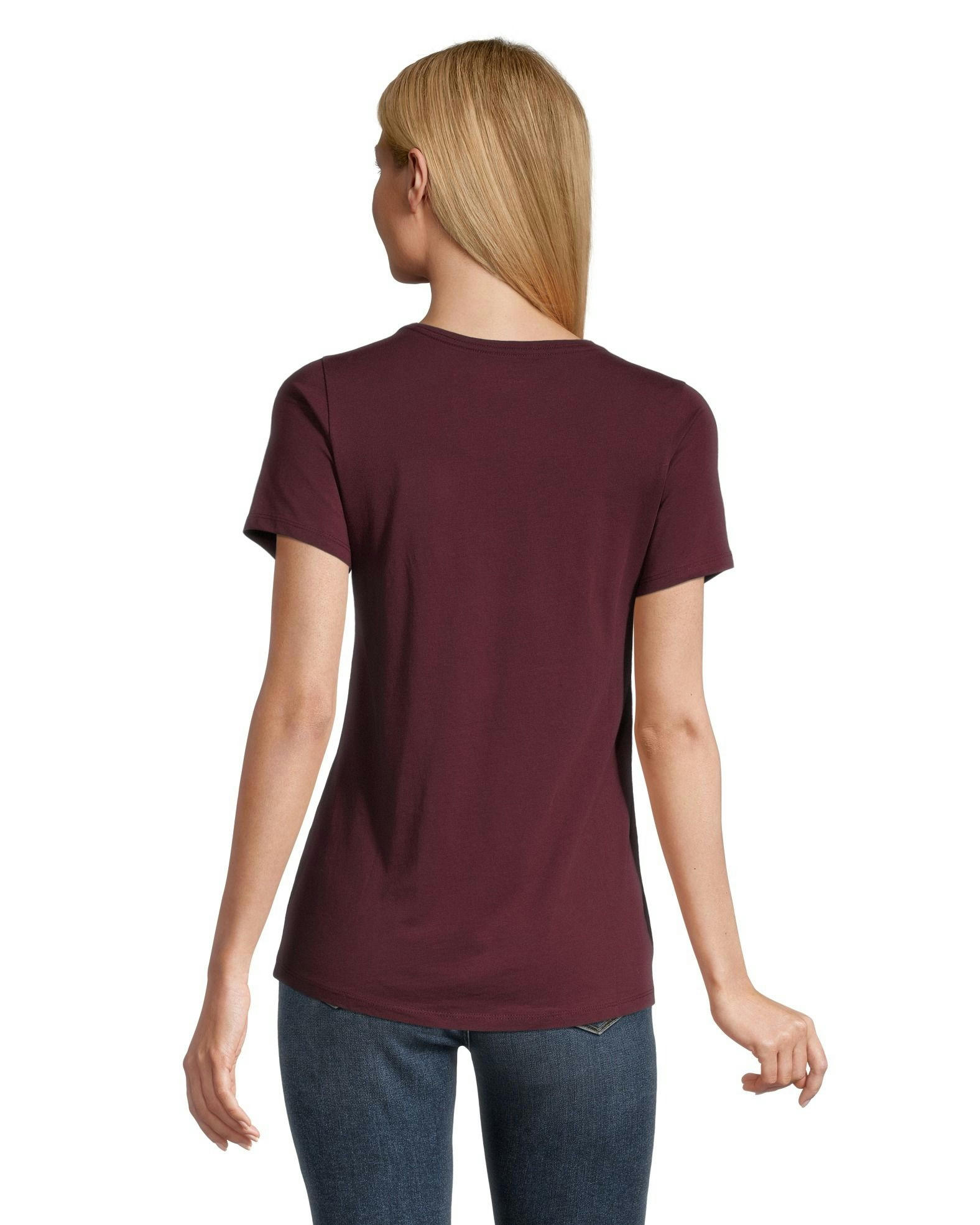 Denver Hayes Women's Semi-Fitted V-Neck T Shirt