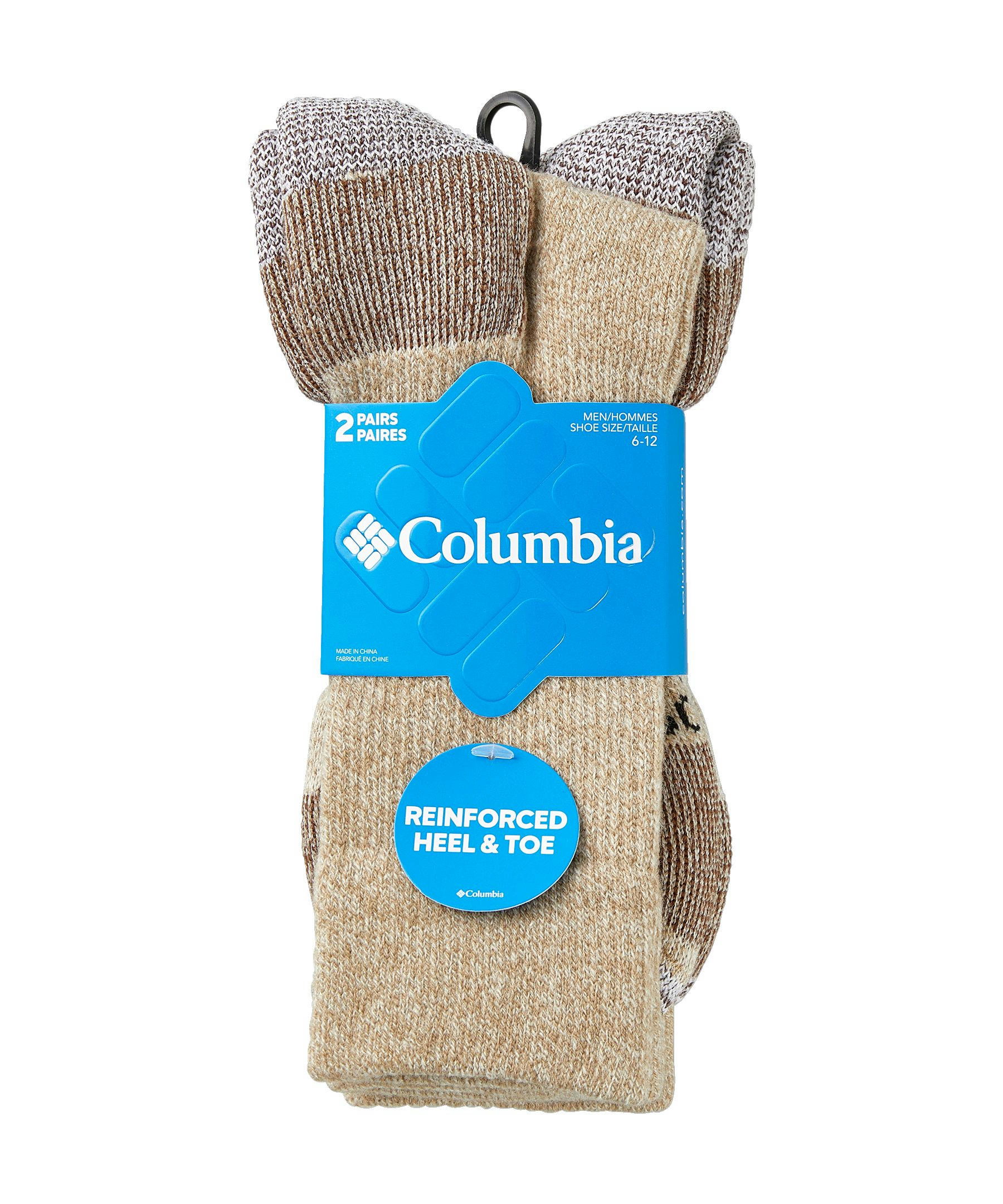 Columbia Men's 2-Pack Endurance Crew Socks