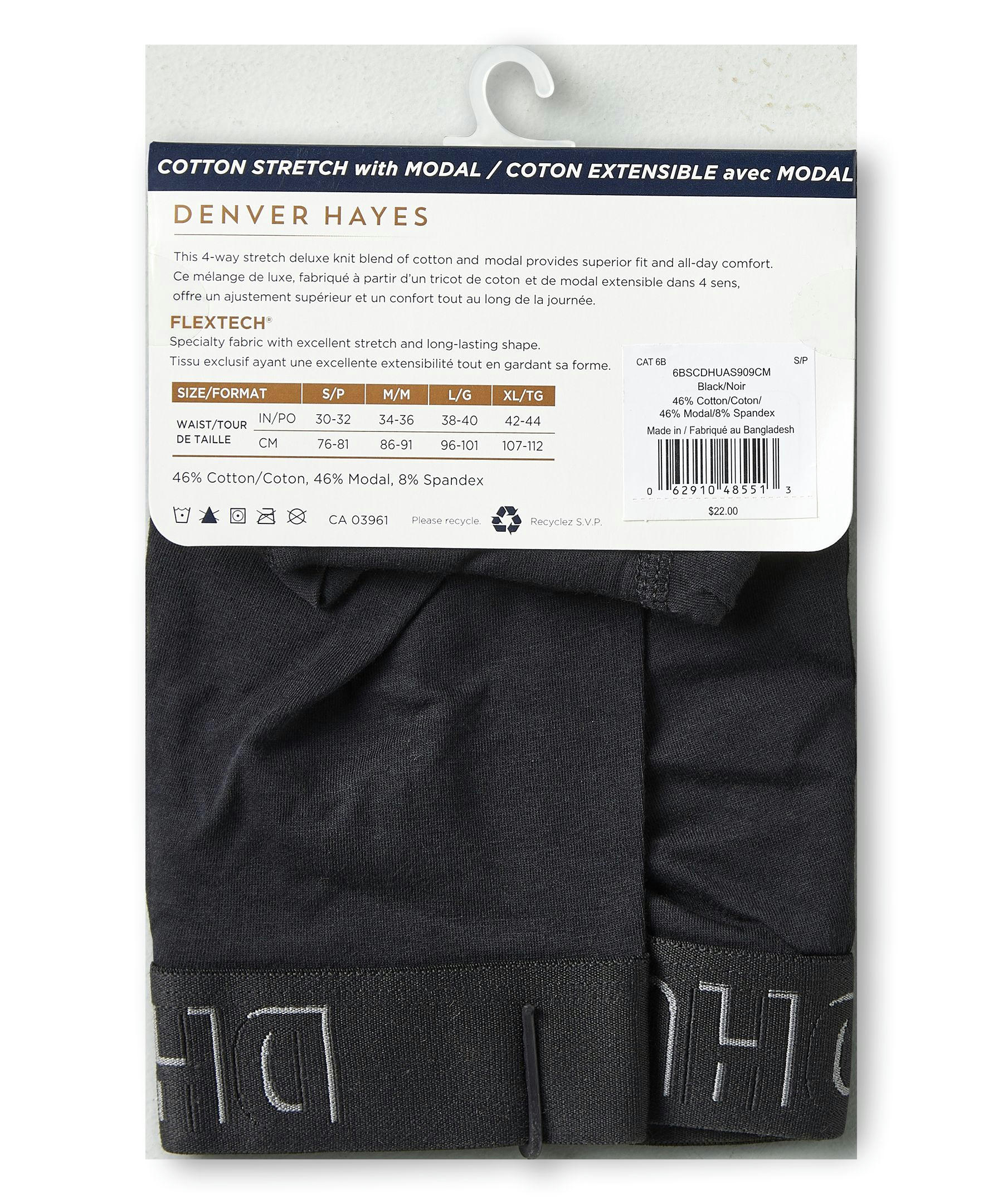 Denver Hayes Men's All Day Comfort Boxer Briefs Underwear
