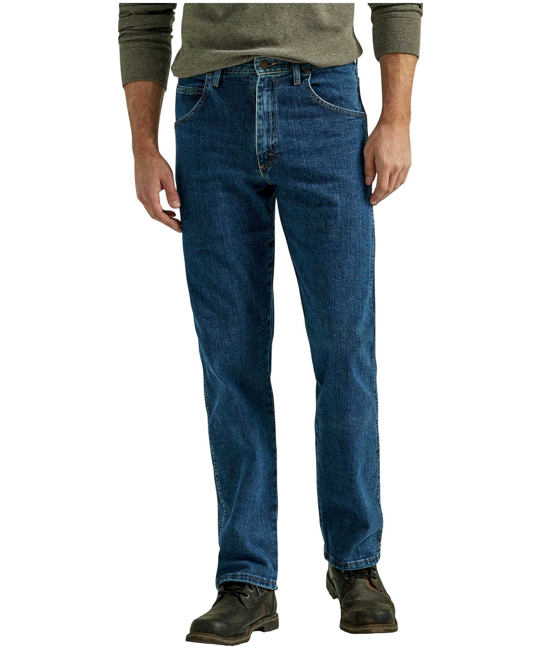 Wrangler Men's Essential Relaxed Stretch Jeans