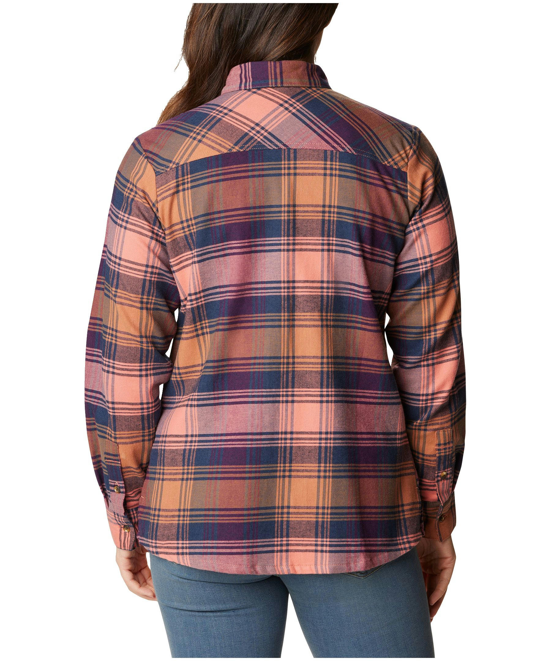 Columbia Women's Calico Basin Classic Long Sleeve Flannel Shirt