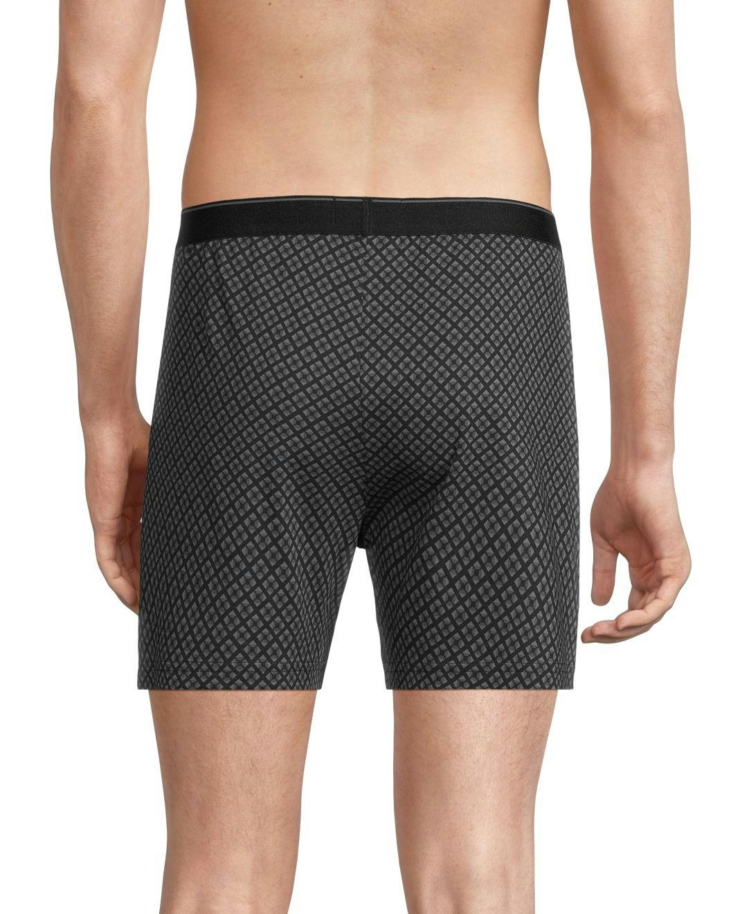 Denver Hayes Men's 2 Pack Yarn Dye Loose Fit Boxer Briefs