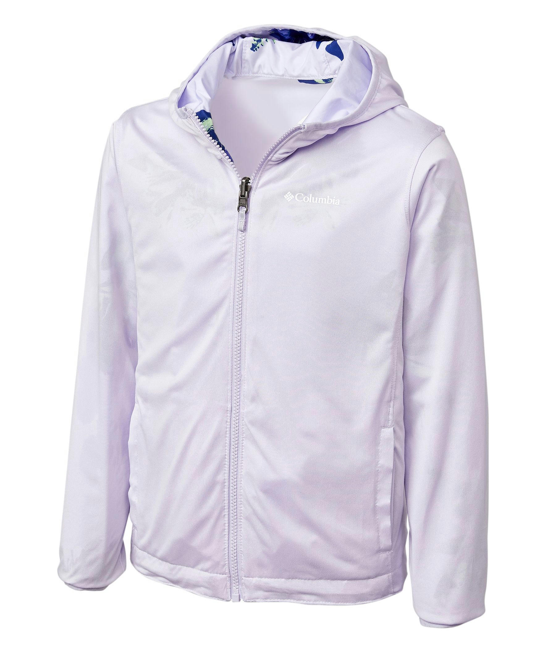 Columbia Youth Girls' Pixel Grabber II Water Resistant Reversible Jacket