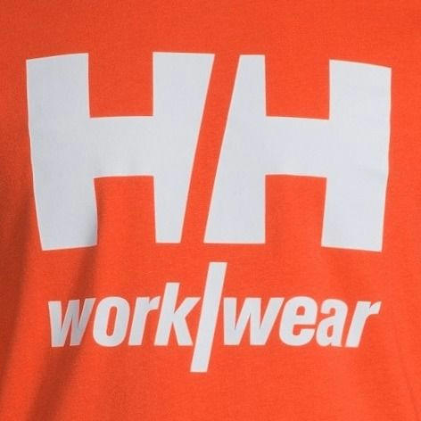 Helly Hansen Workwear Men's Sleeve Logo Cotton Long Sleeve T Shirt