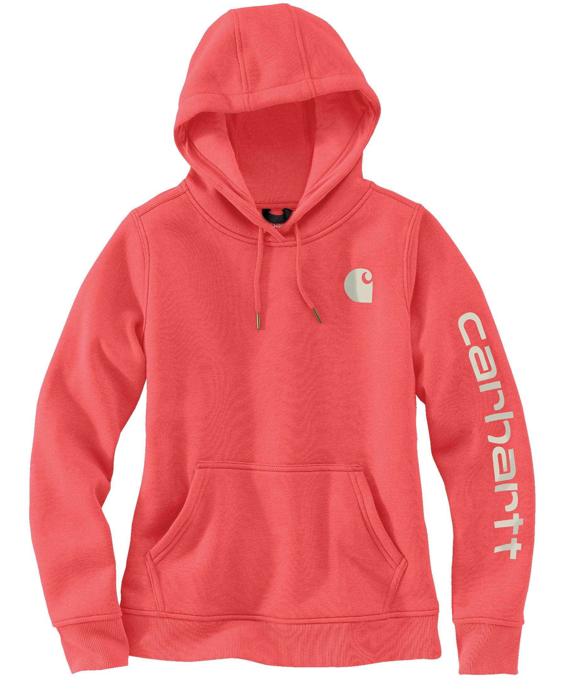 Carhartt Women's Relaxed Fit Sleeve Logo Graphic Hoodie