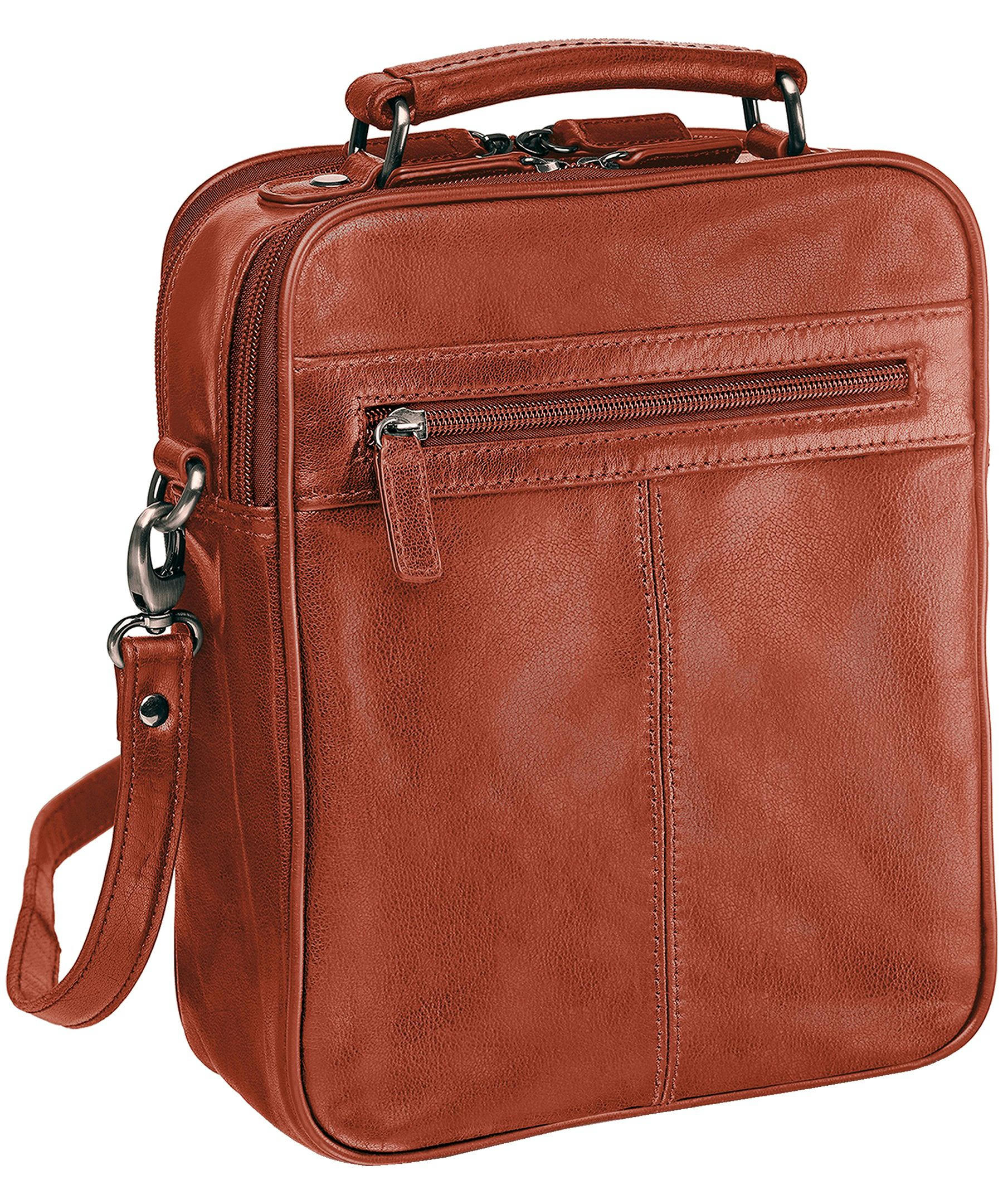 Mancini Arizona Double Top Zipper Bag