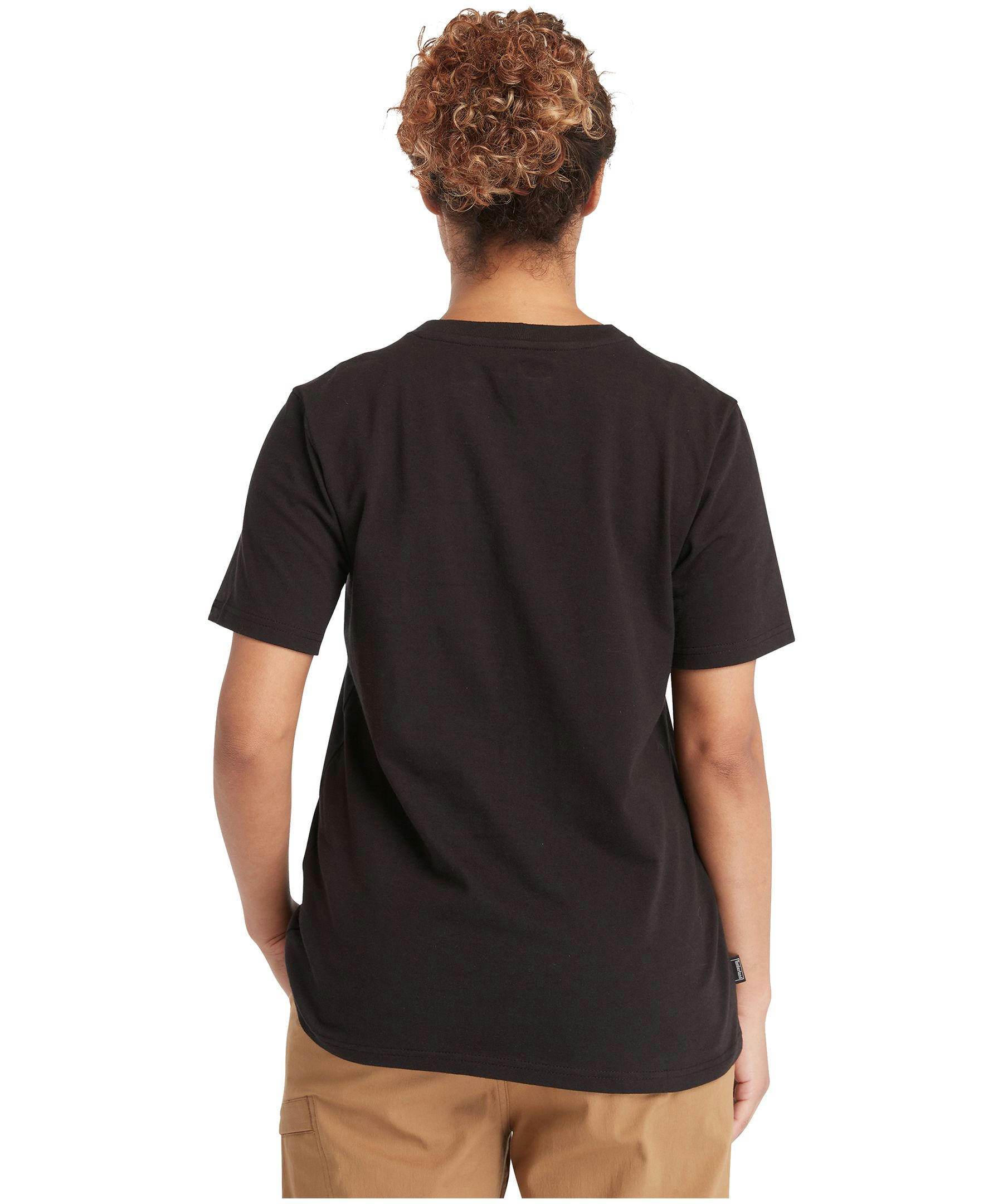 Timberland Pro Women's Reflective Logo Short Sleeve Original Fit Cotton Shirt