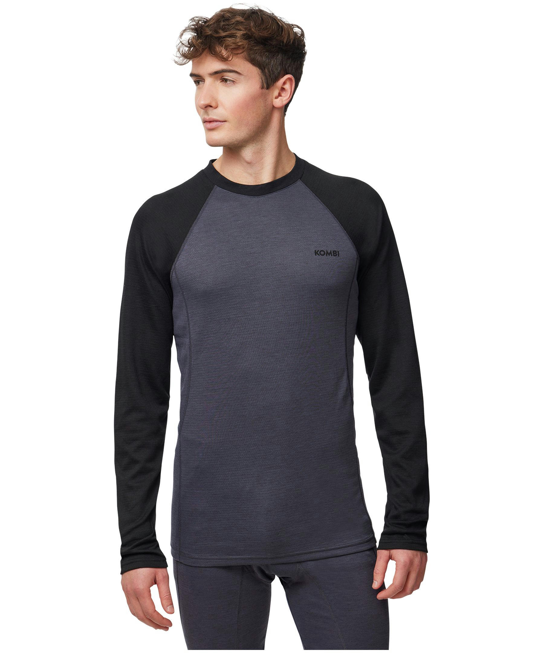 Kombi Men's Merino Blend Baselayer Crewneck Top