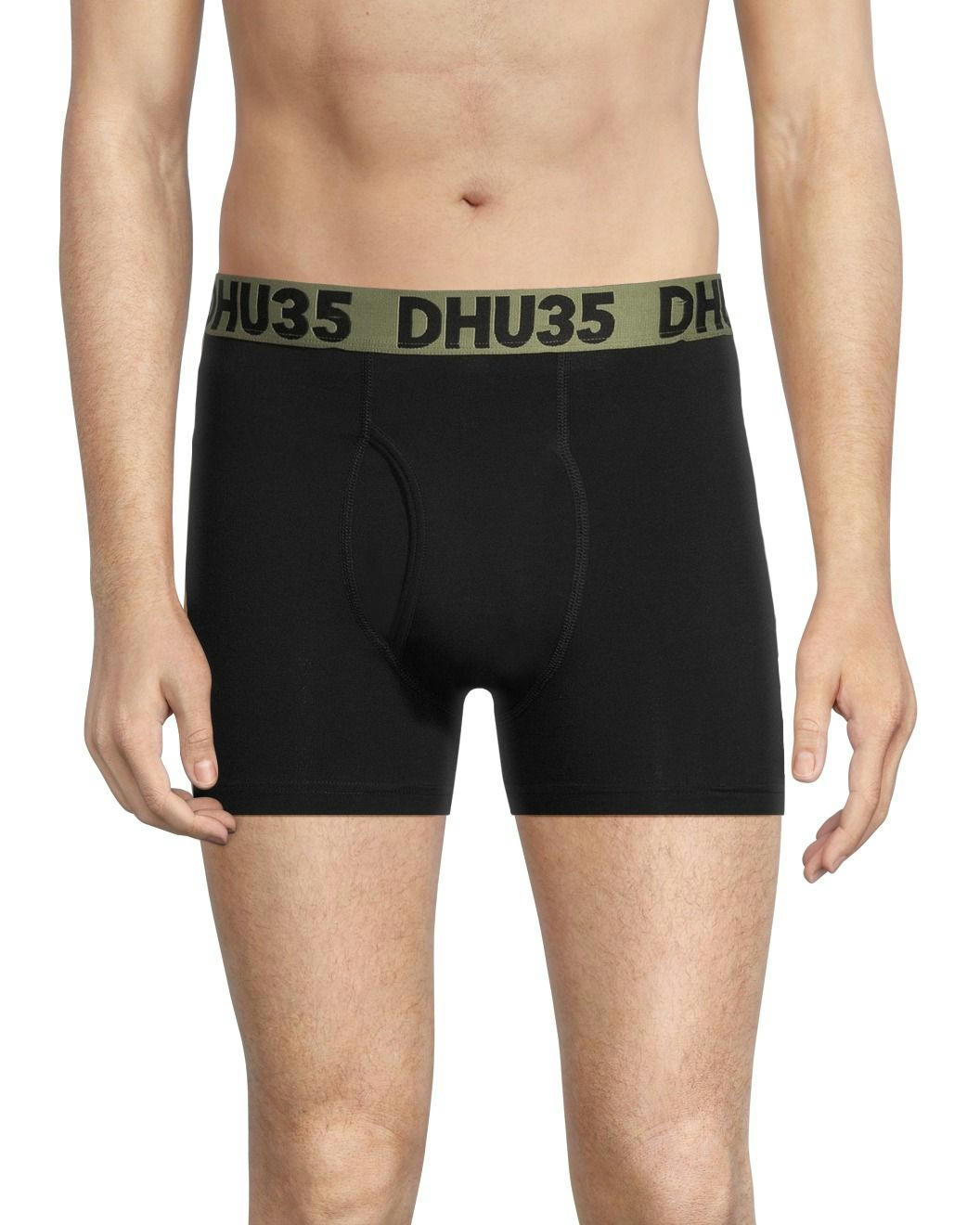 Denver Hayes Men's 3 Pack Fashion Cotton Stretch Elastic BOXER Brief Underwear